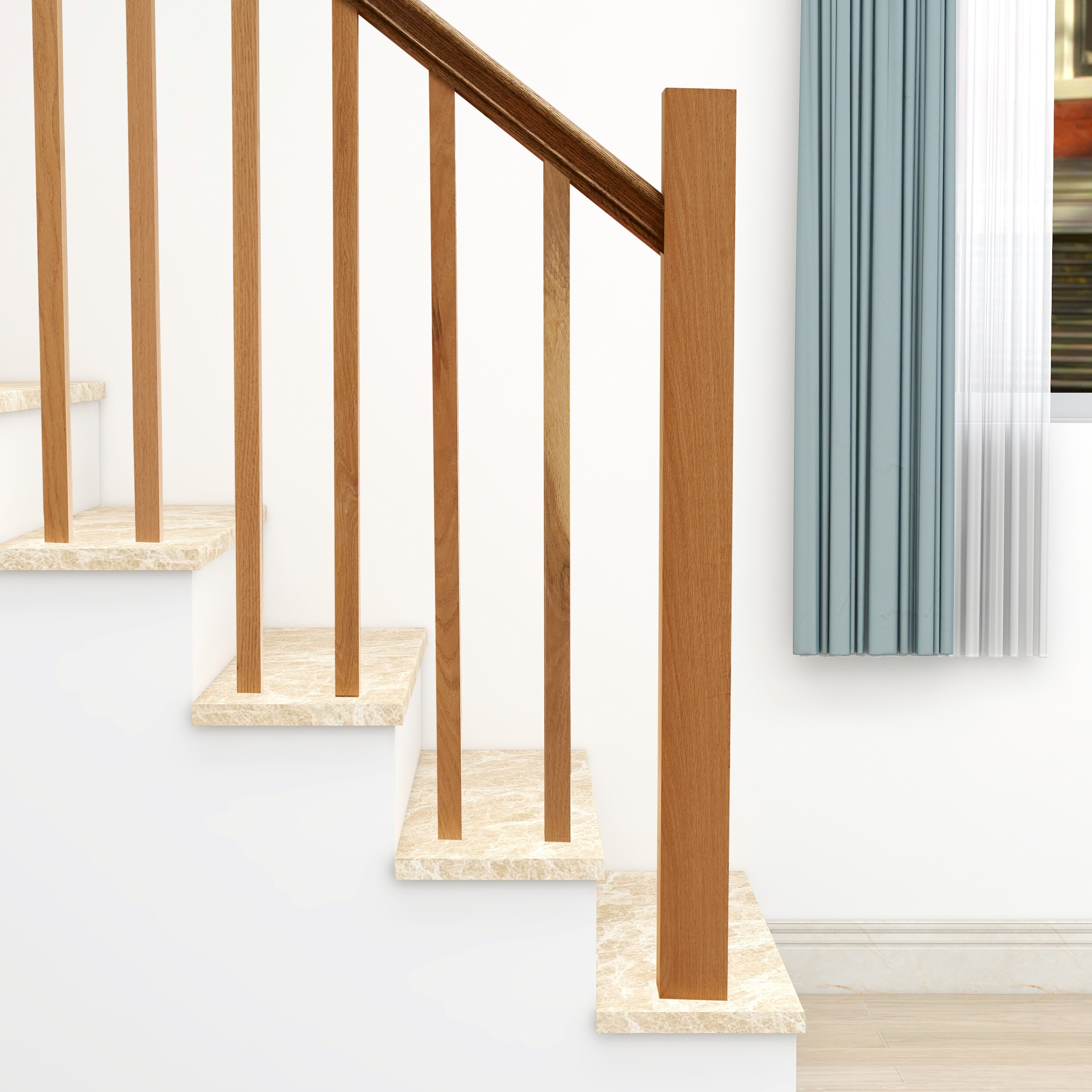 RELIABILT WG35056OAK Interior-Stairpart-Newel-Posts - View #5