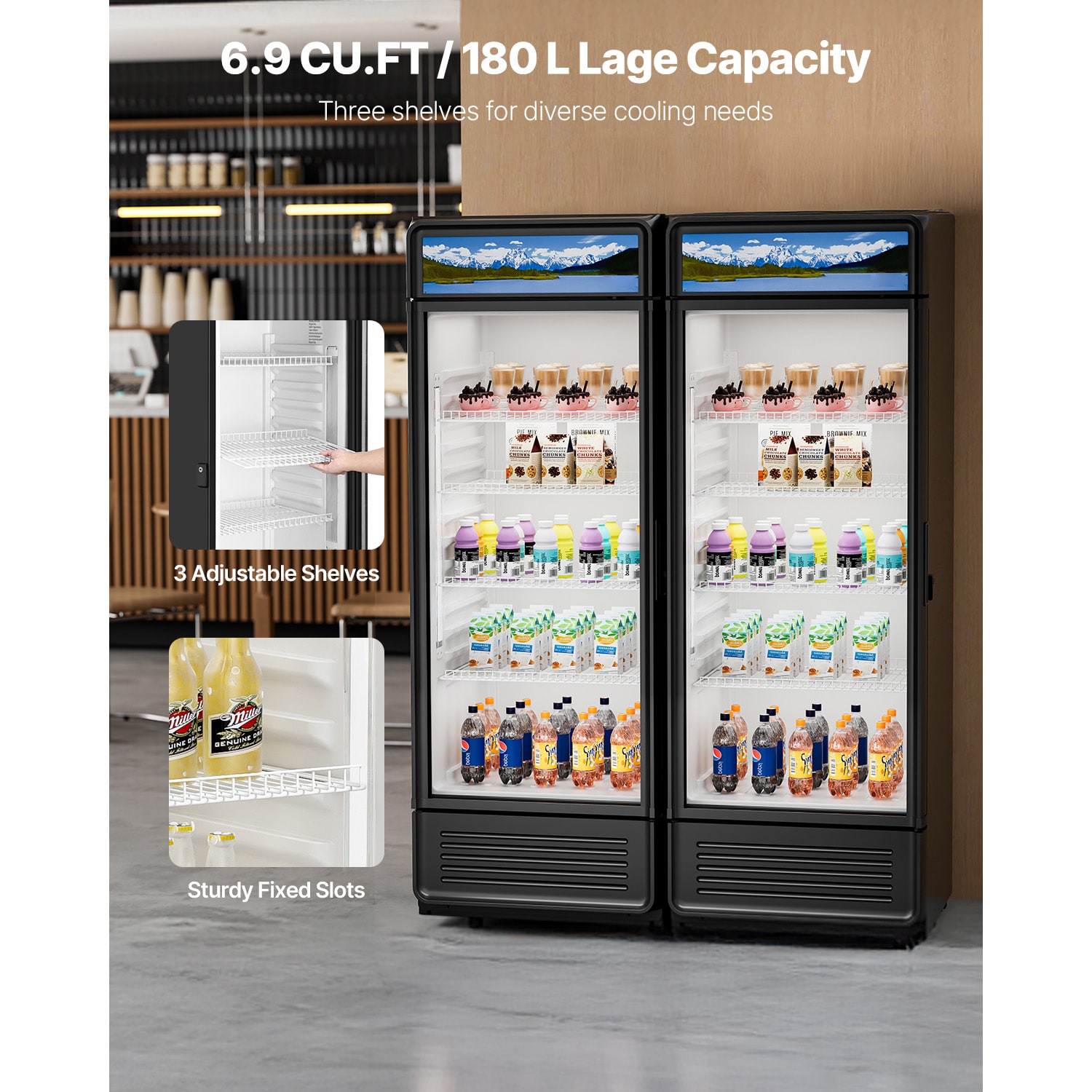 VEVOR SCDMBLMBXDDX06592V1 Commercial-Refrigerators - View #2