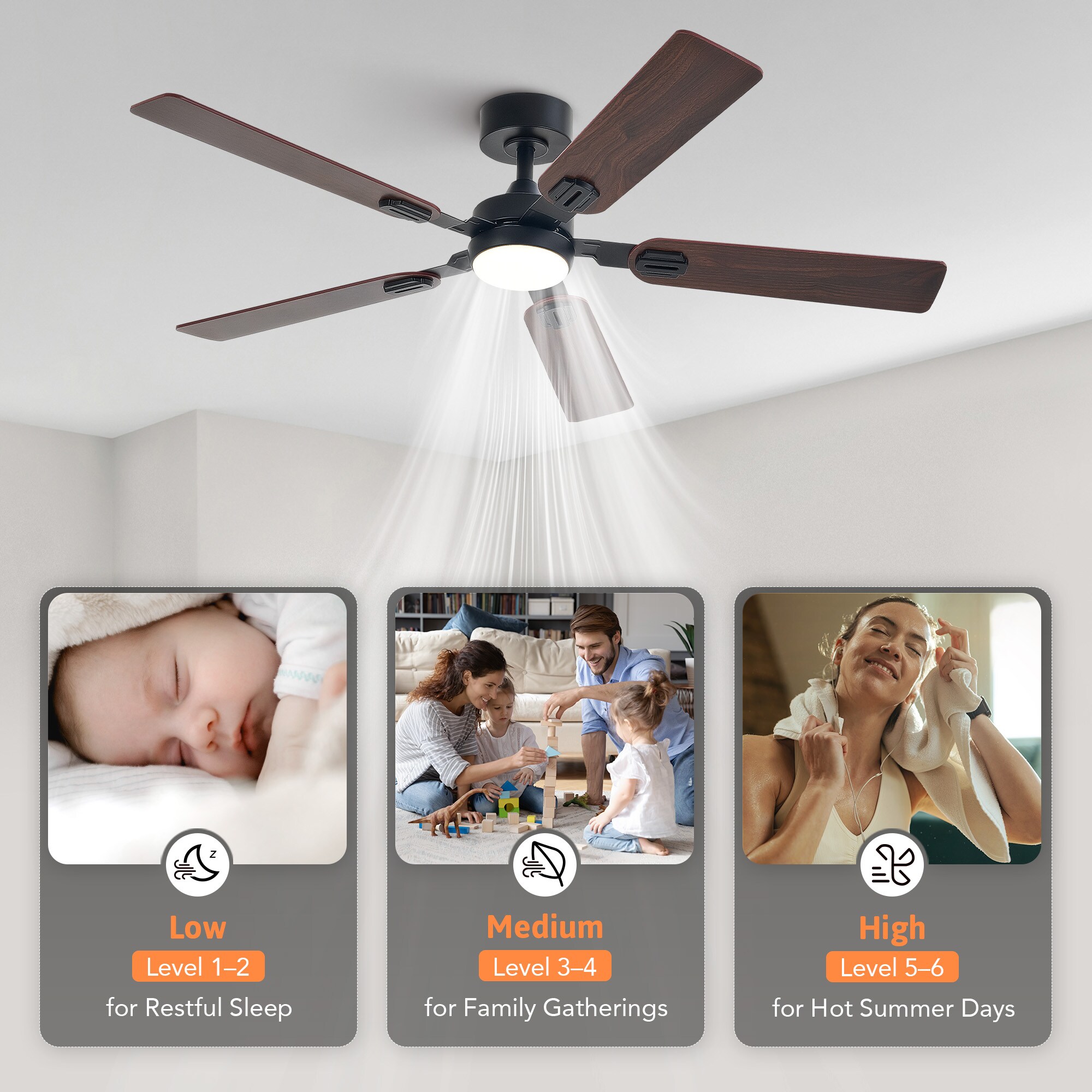 CO-Z CFN-1318-BW Ceiling-Fans - View #6