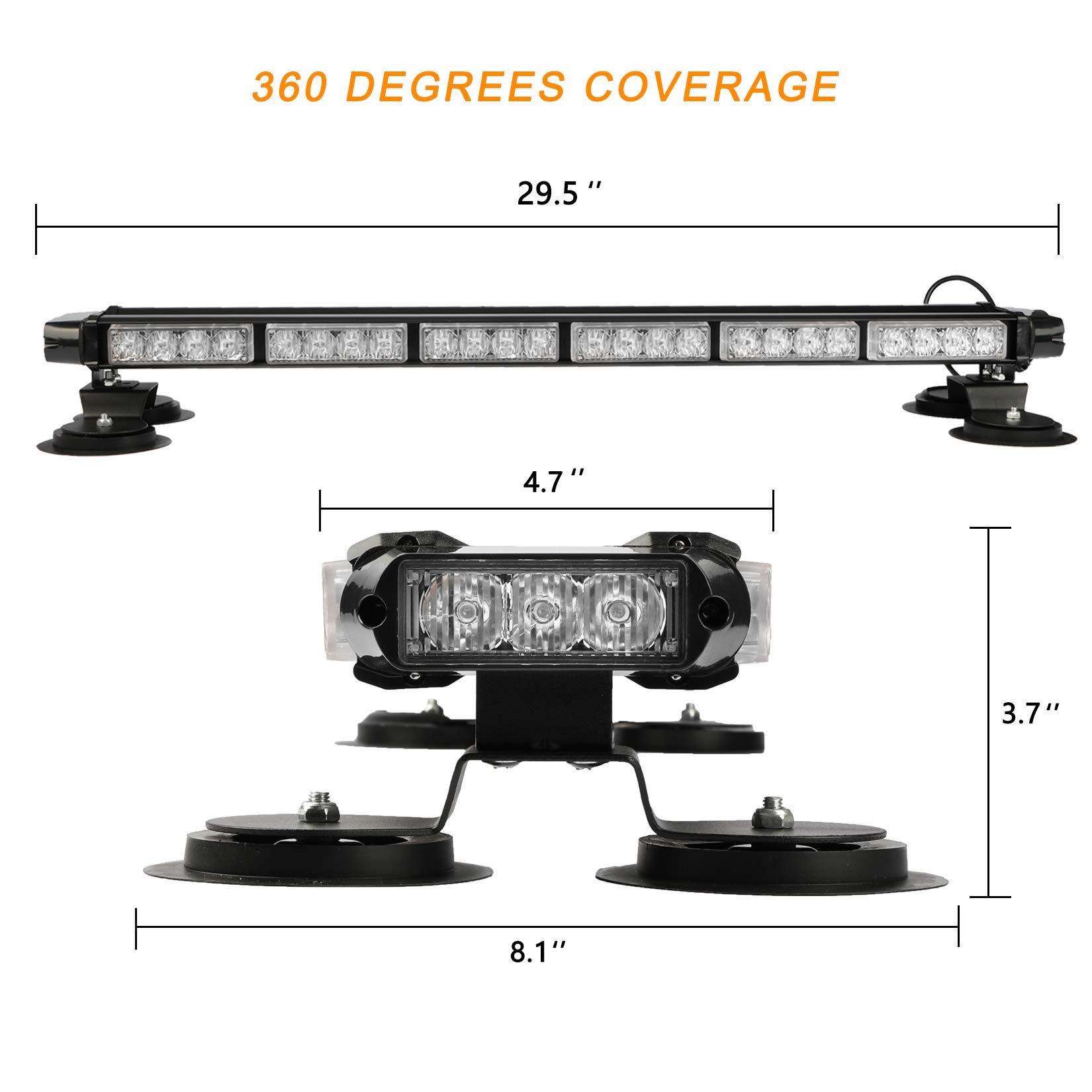 Aoibox LAB5Q10I Tail-Lights-Brake-Lights - View #3