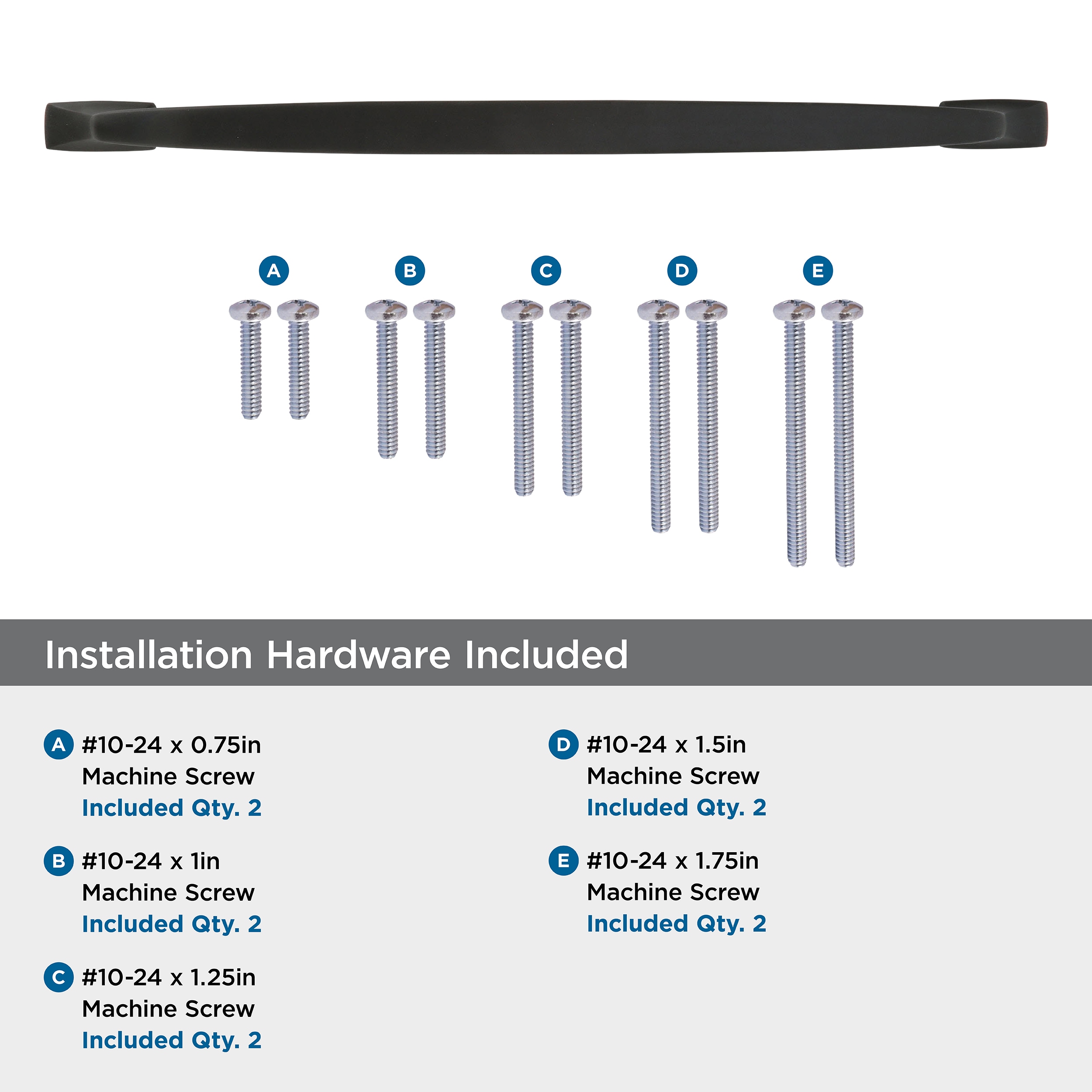 Highland Ridge 18-Inch Dark Oiled Bronze Appliance Pull