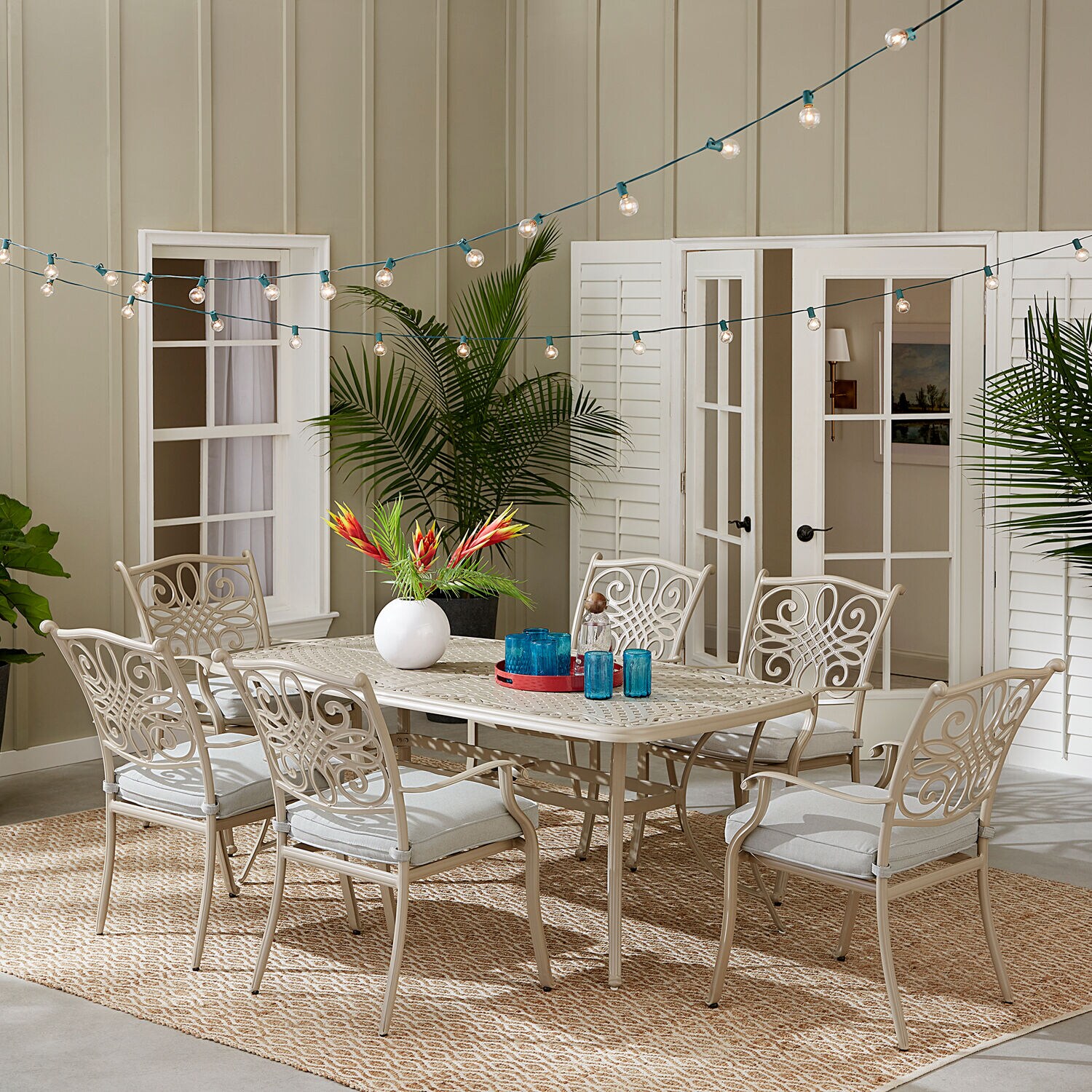 Hanover TRADDNS7PC-BE Patio-Dining-Sets - View #6