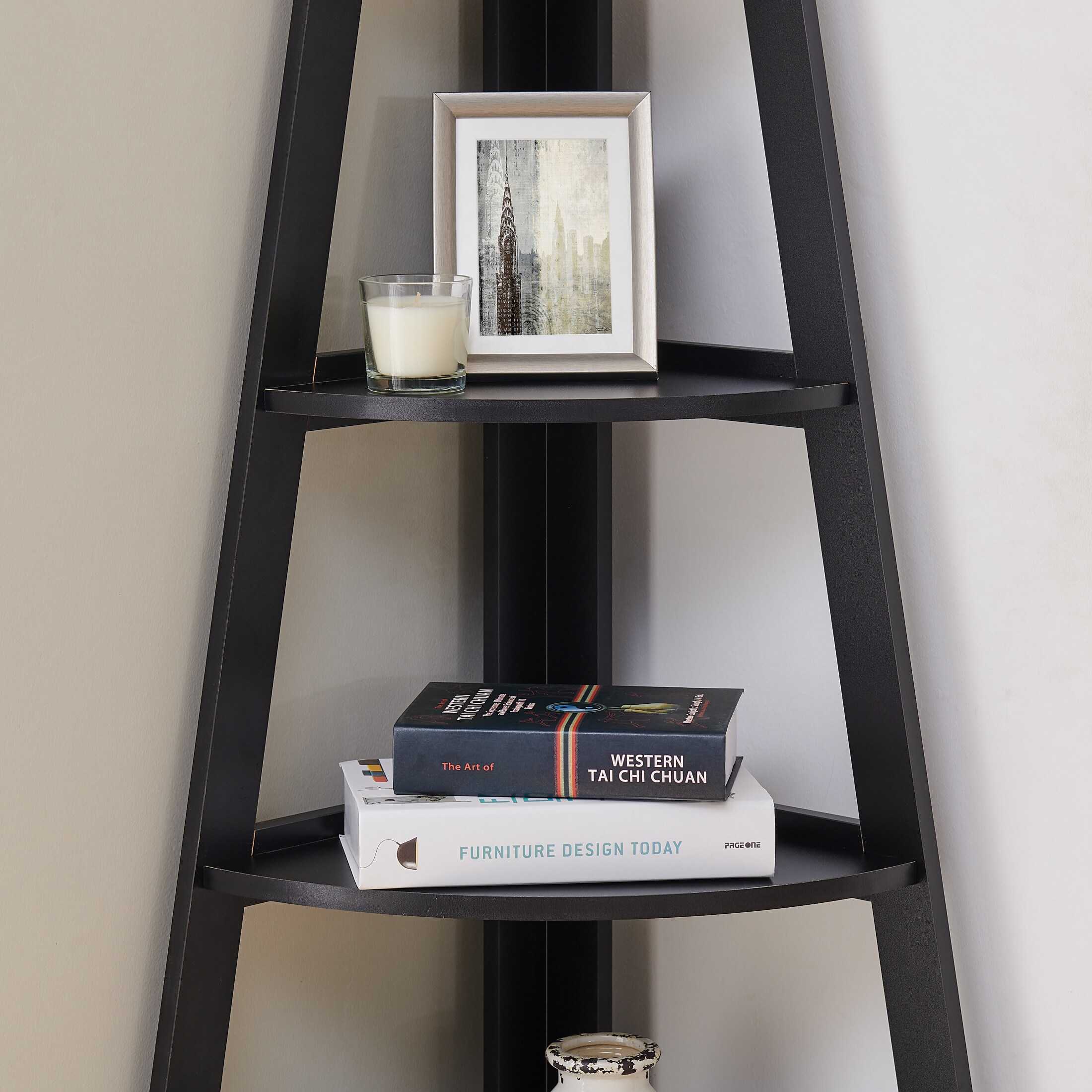 Danya B. BQ0279BK Free-Standing-Shelving - View #2