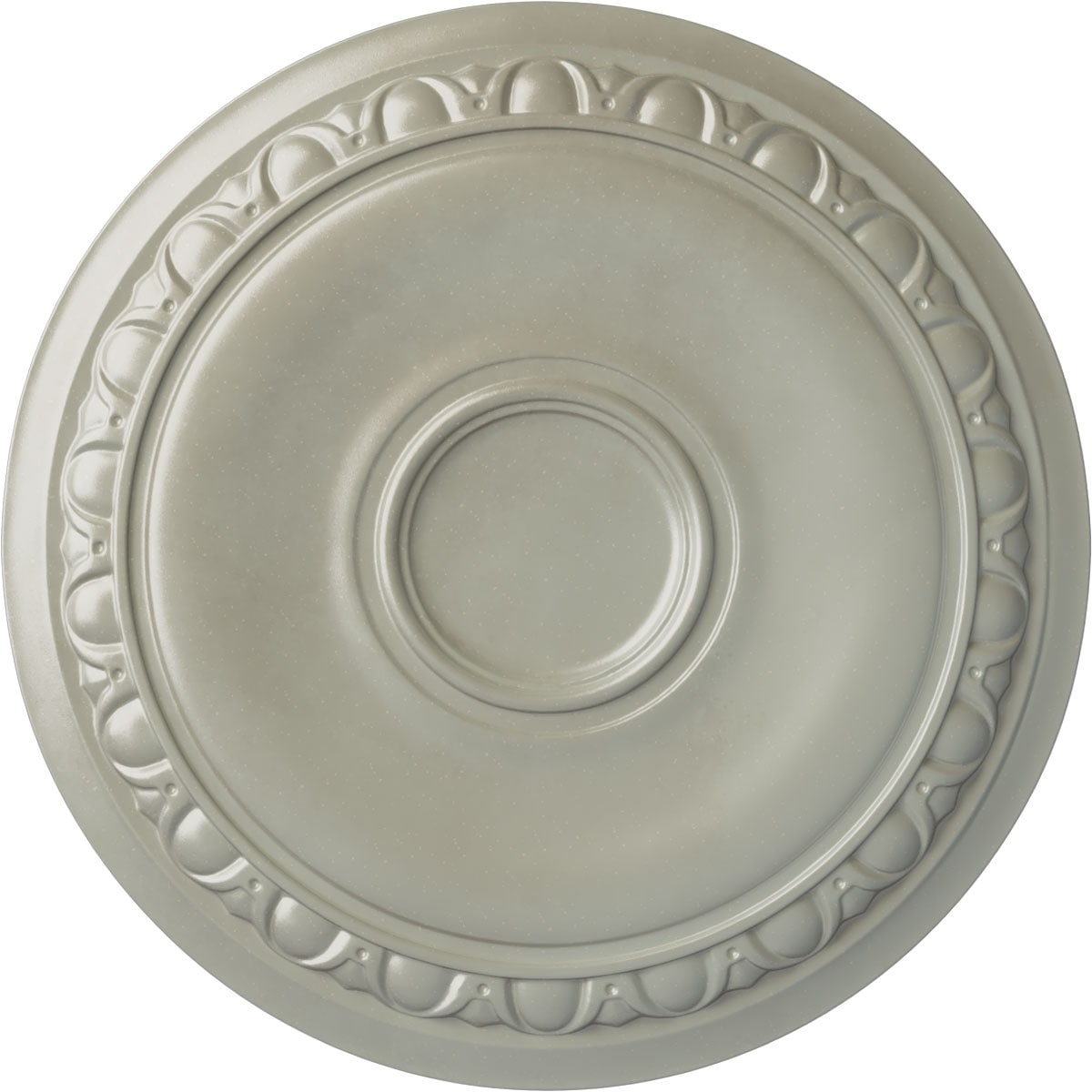 Ekena Millwork CM24CAFCS Caputo 24.25-in W x 24.25-in L Painted Flash Copper Polyurethane Whole Ceiling Medallion