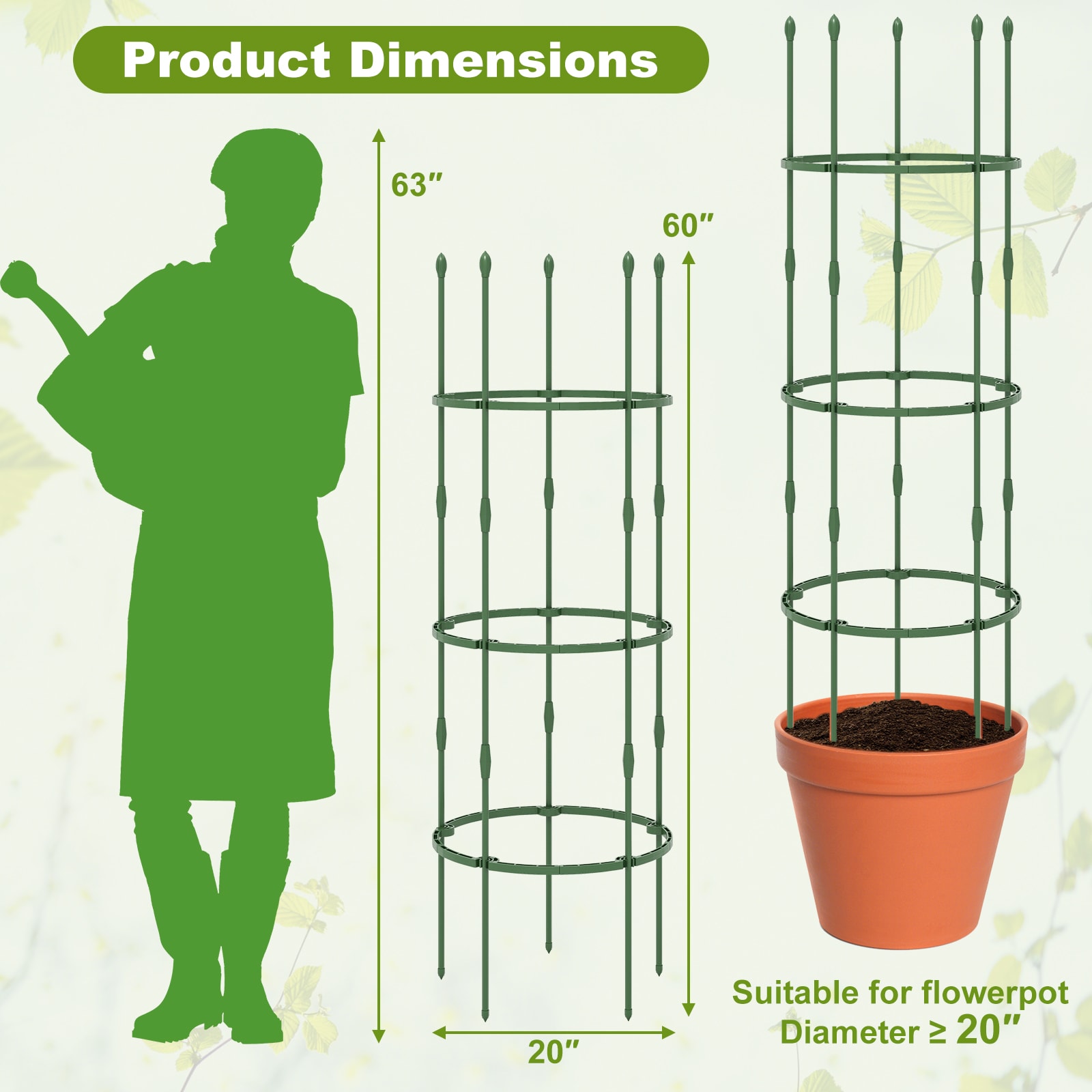  YSGT416670GN Garden-Trellis - View #3