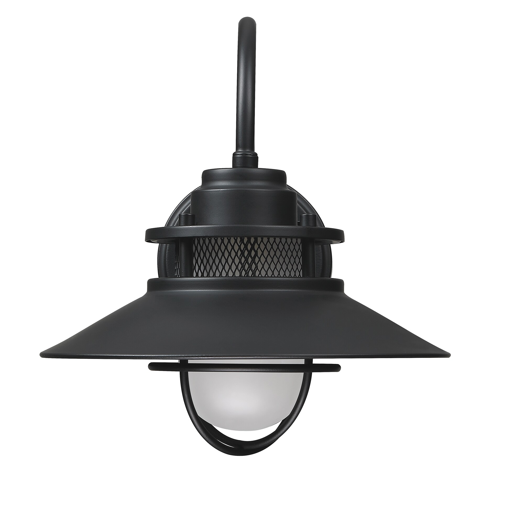 Hukoro 2-Pack 2-Light 11-in H Matte Black Outdoor Wall Light 2F14262 at ...