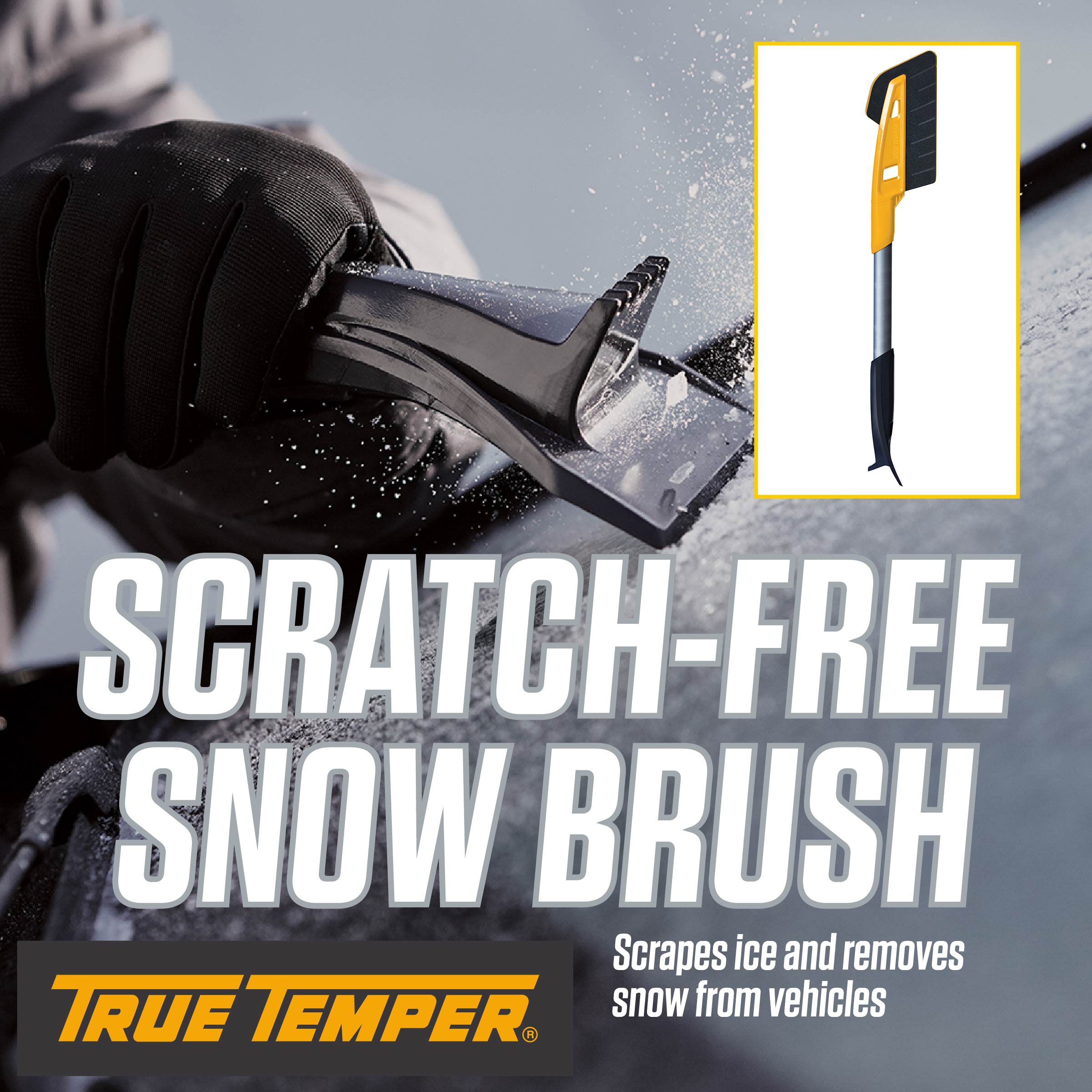 36 in. Scratch-Free Snow Brush