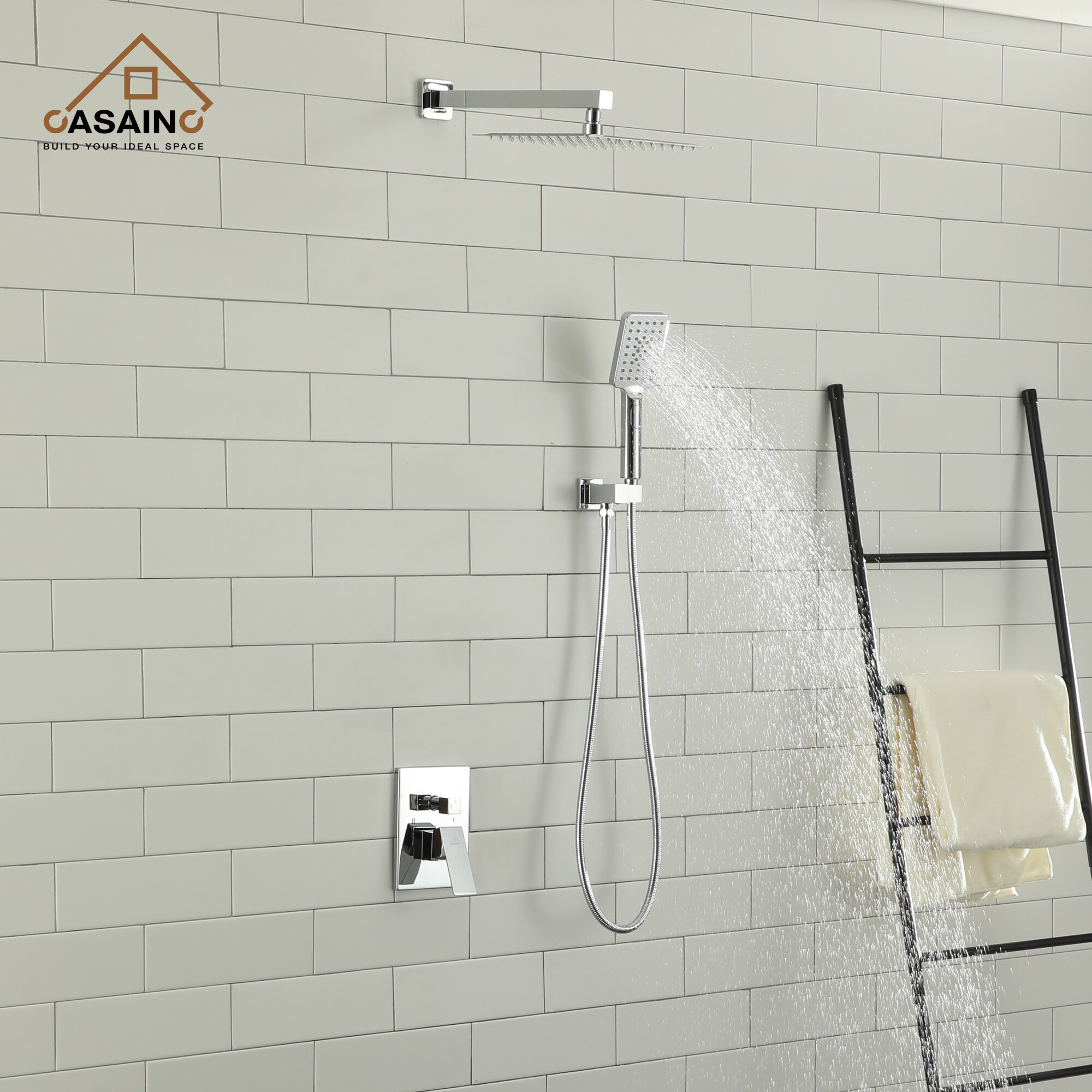 CASAINC OY-98A1002-CP Showerhead-Bar-Panels - View #9