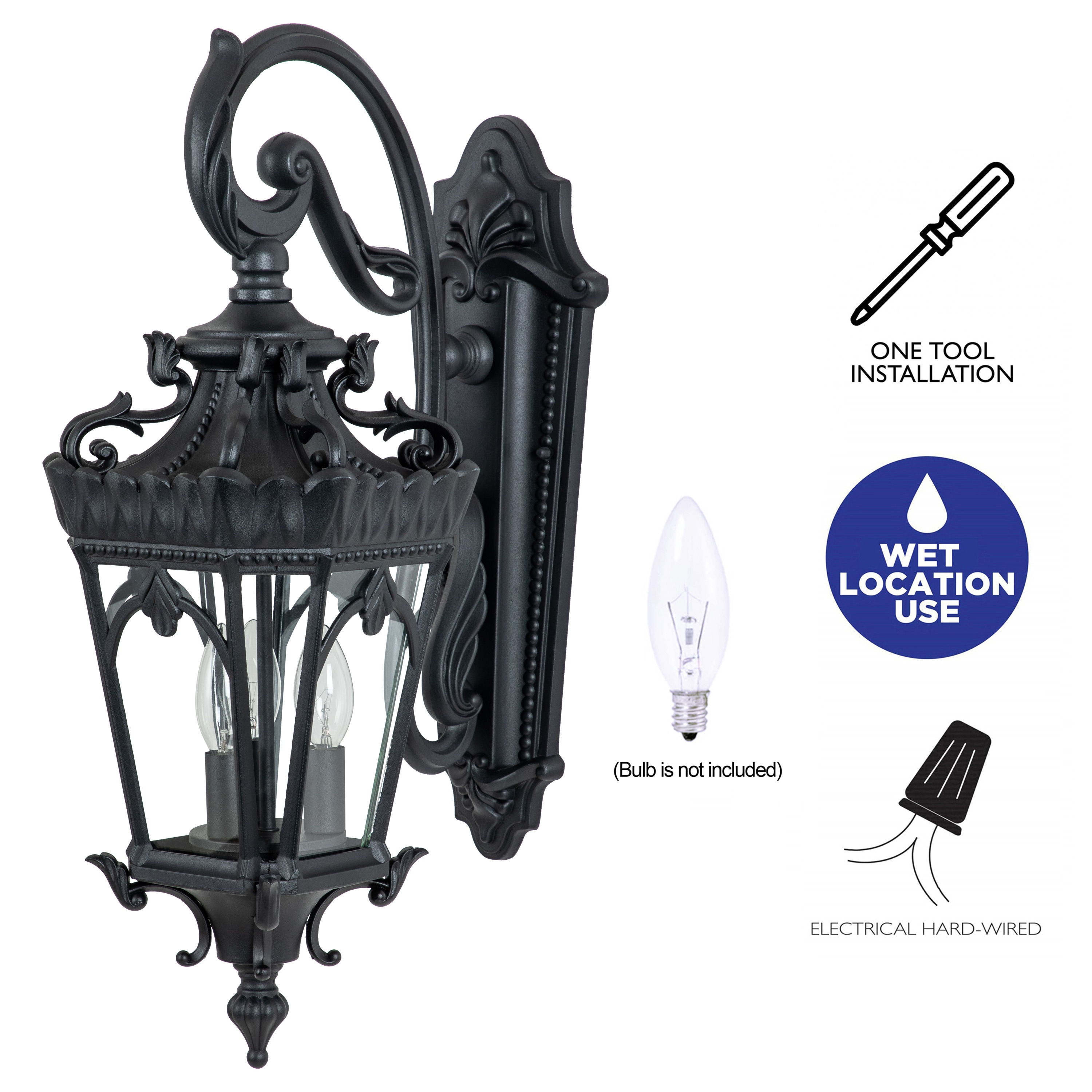 C Cattleya CA2133-W Outdoor-Wall-Lighting - View #6