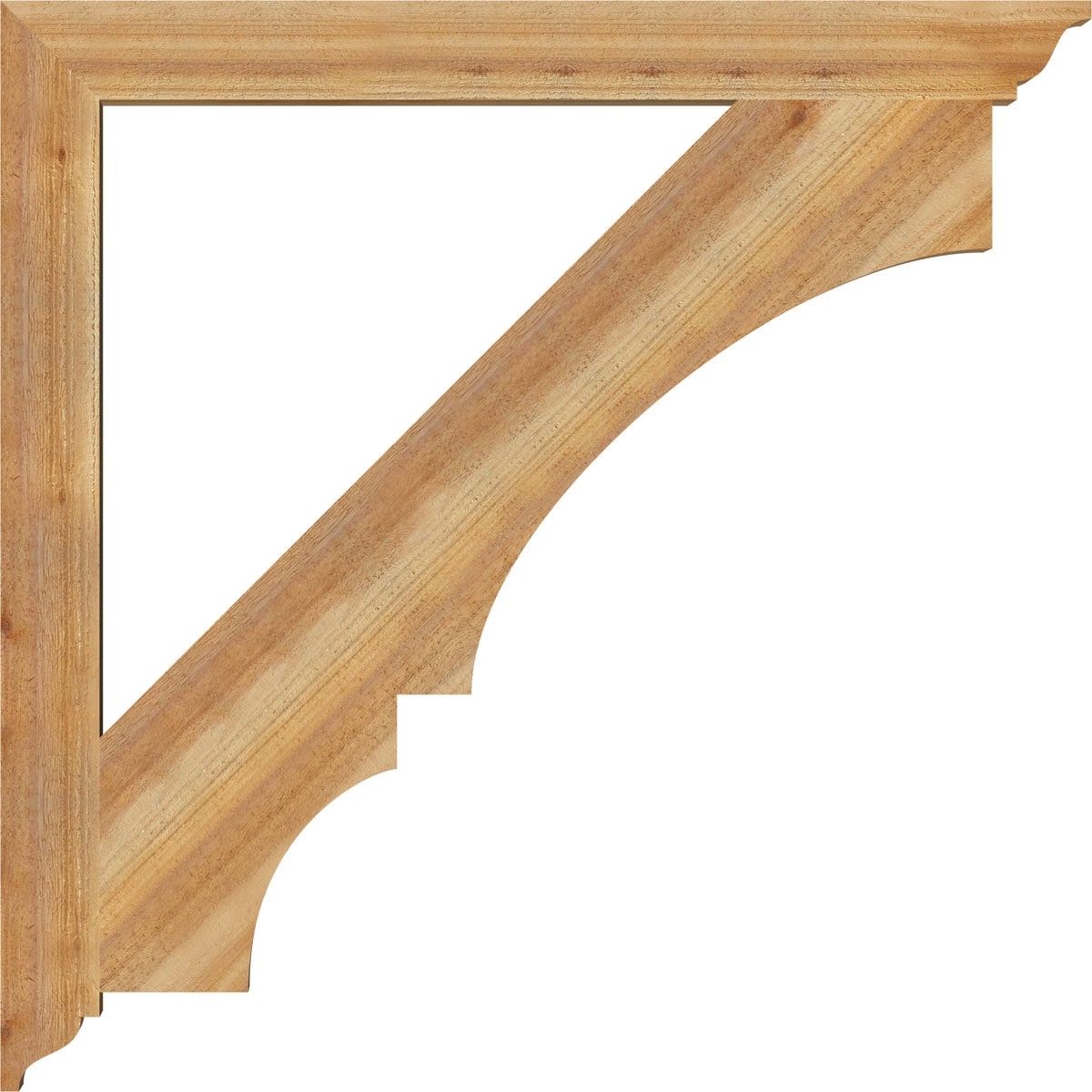 Ekena Millwork BKT04X44X44BOA01RWR Exterior-Brackets-Braces - View #3
