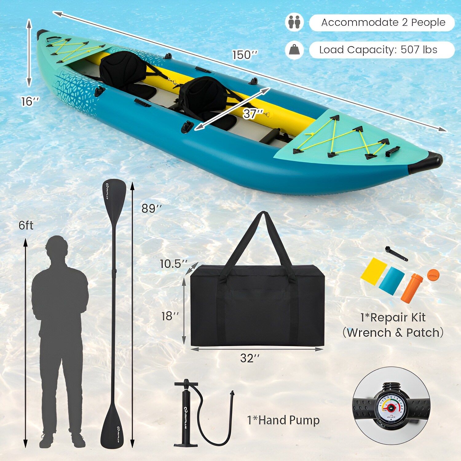 Slickblue D-CO-BT-01083PS kayaks - View #4