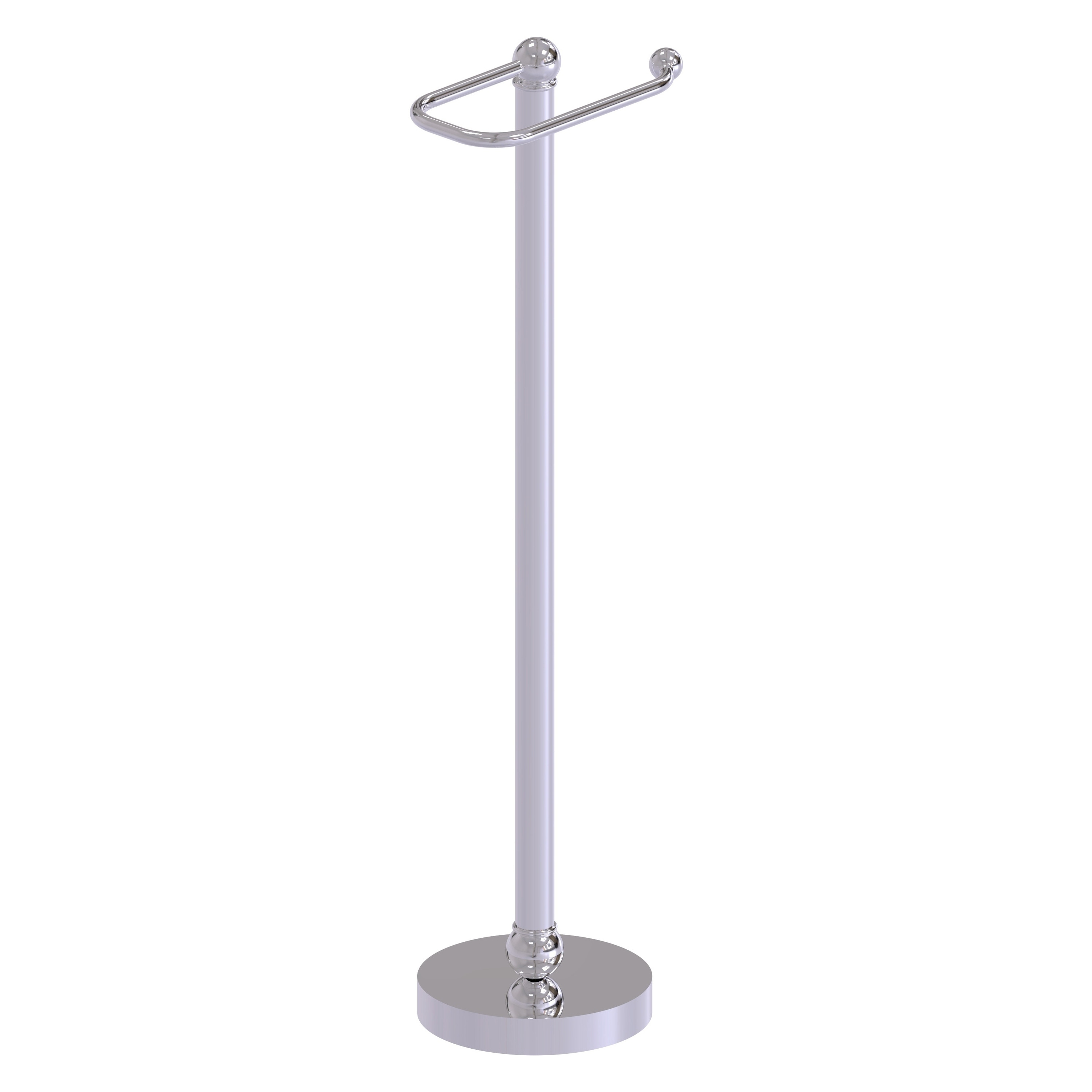 DW 11, Freestanding Toilet Paper Holder in Polished Chrome