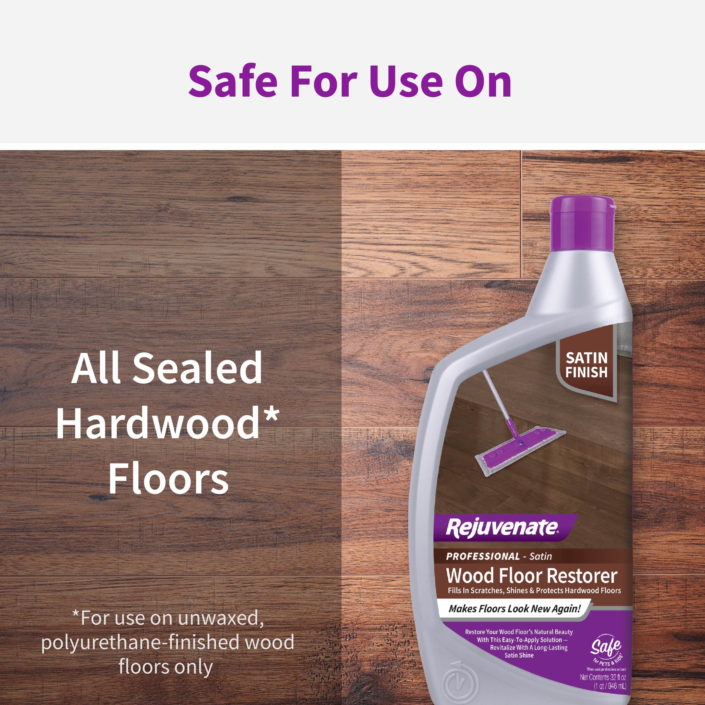 Rejuvenate Professional Wood Floor Restorer and Polish with