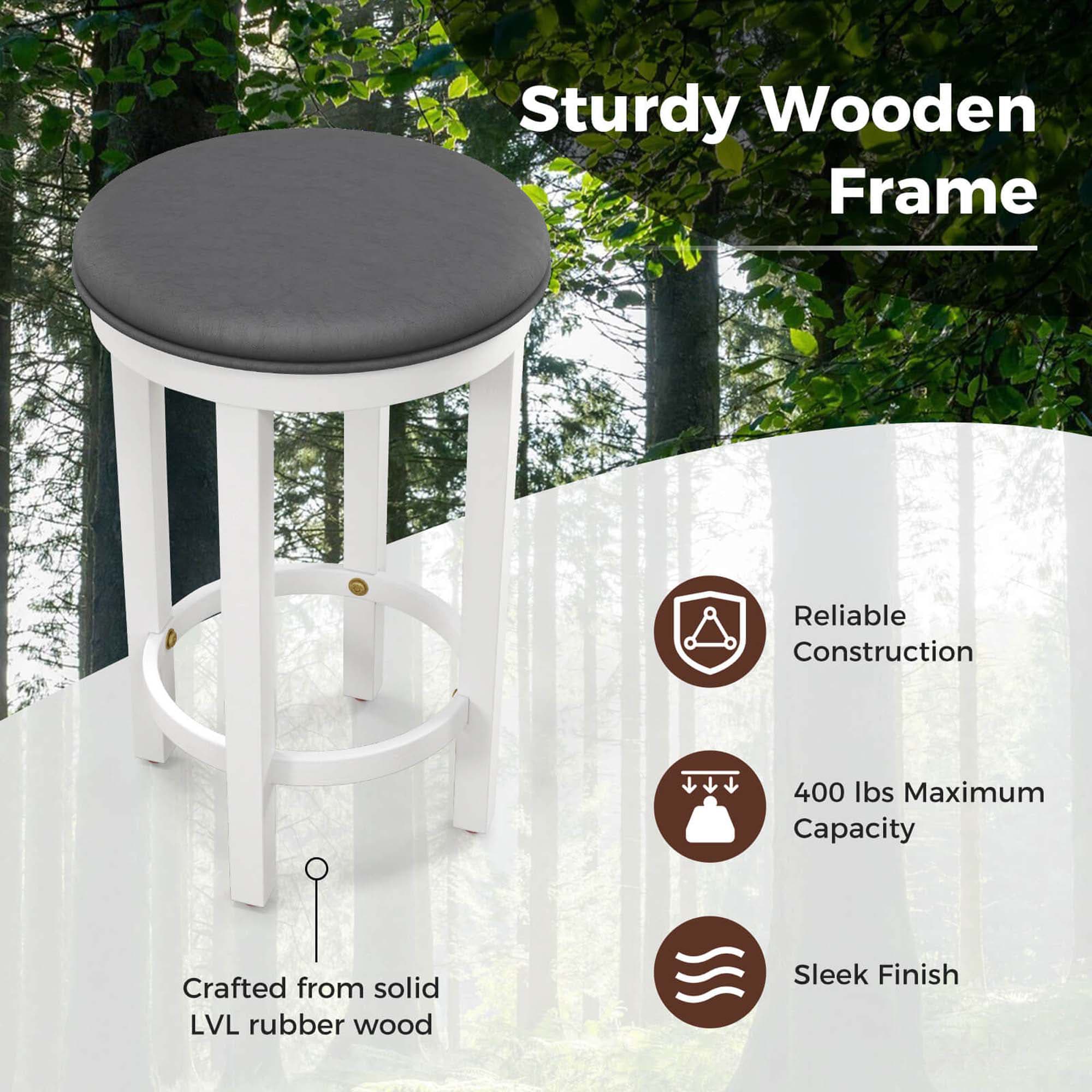 Costway HCST01888 stools - View #4