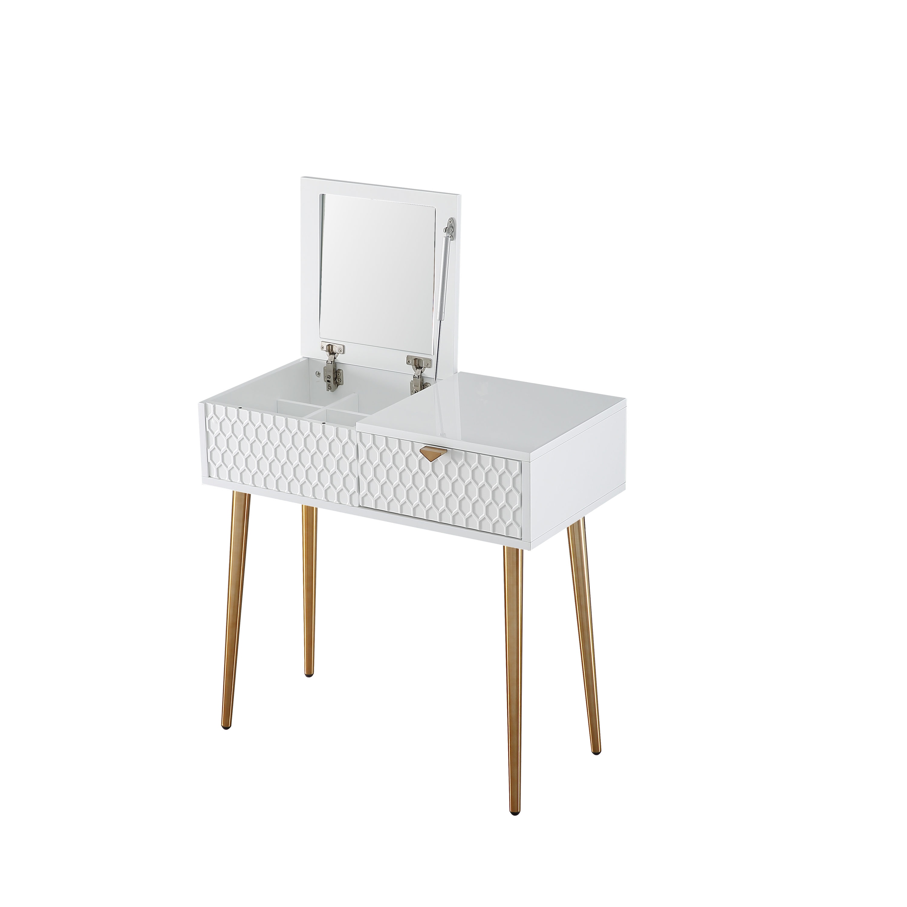 CASAINC WF-DRT-1472A-M-WH Bedroom-Vanities - View #4