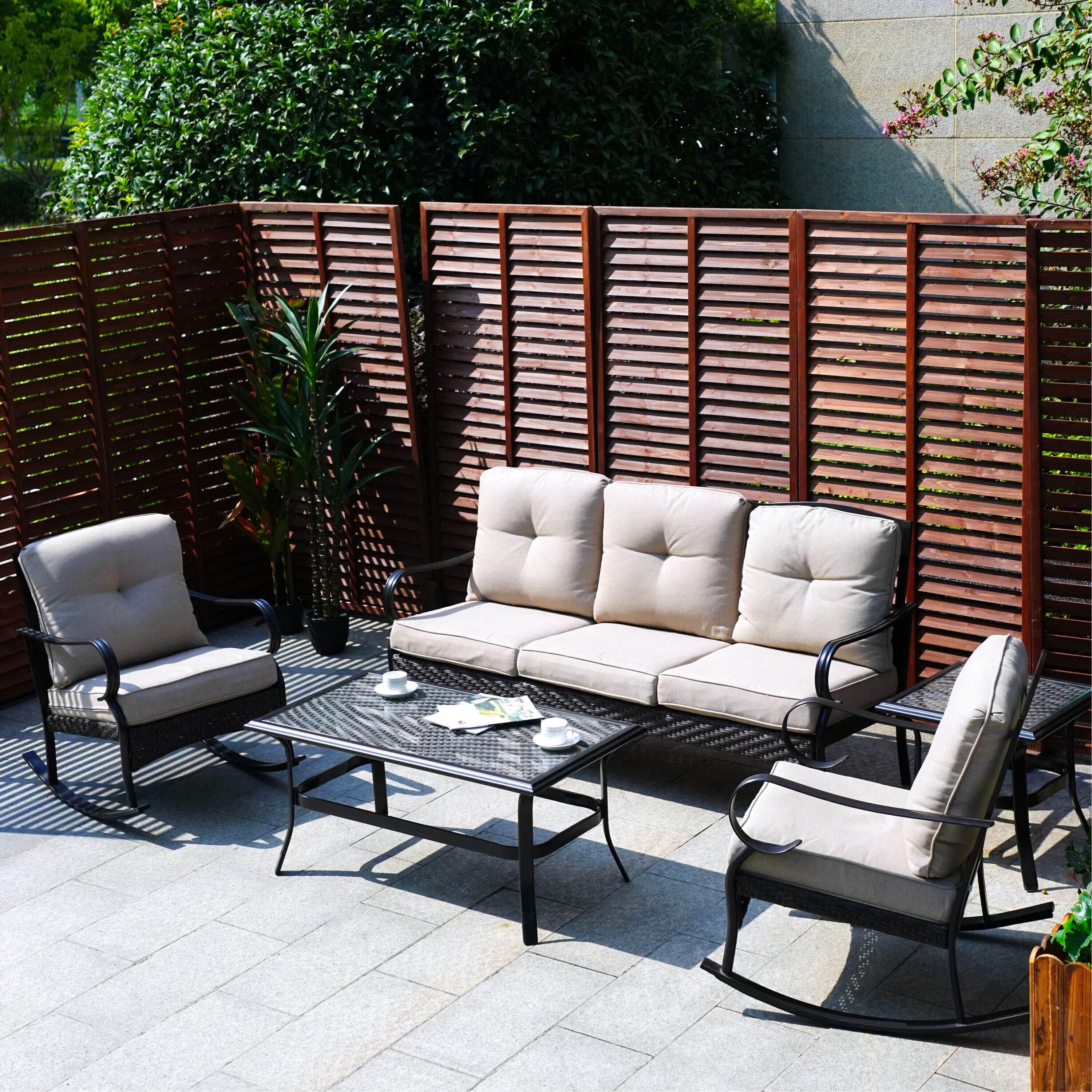 Moda Furnishings MOS-2025 Patio-Conversation-Sets - View #5