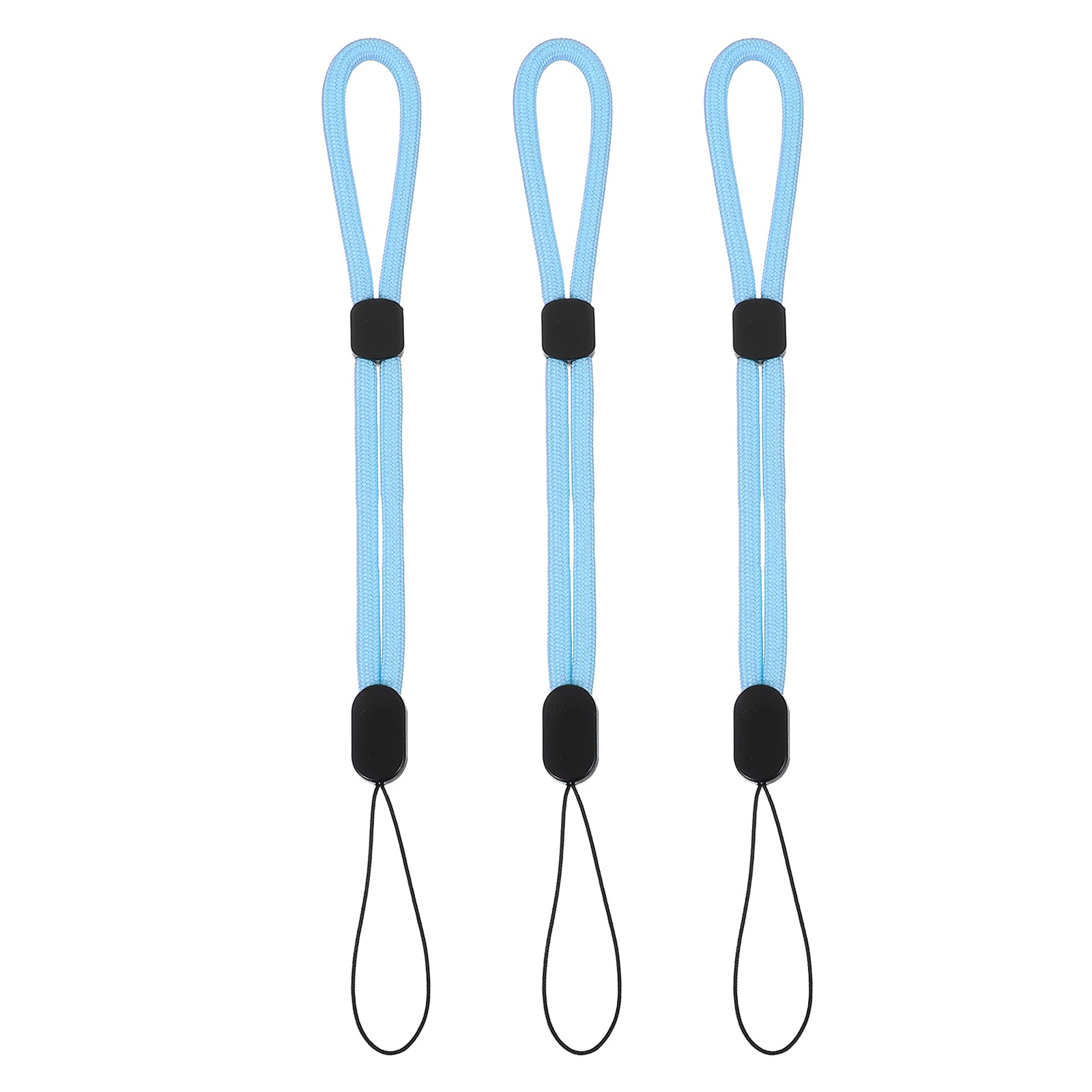 PATIKIL 3pcs Camera Wrist Strap Adjustable Nylon Phone Wristlet Straps Lanyard String for Camera Keys Keychain Phone USB Wallet Pure Sky Blue #S26041401UX6600