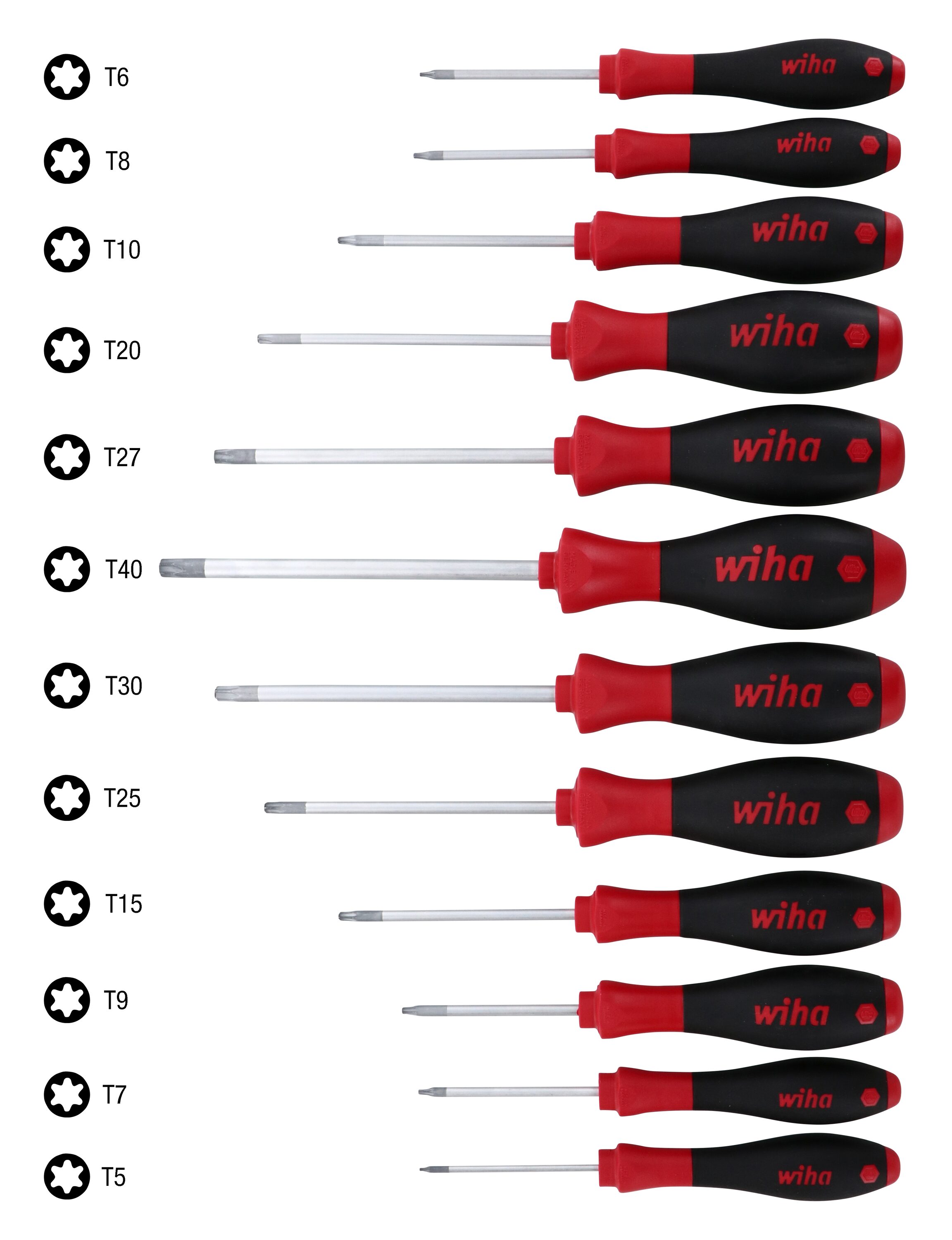 Wiha 12-Piece Composite Handle Torx Screwdriver in the Screwdrivers ...