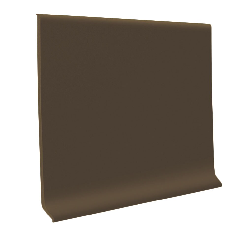 Flexco 40CW1P072 Chocolate 0.125-Inches T x 4-Inches W x 48-Inches L Thermoplastic rubber Wall base