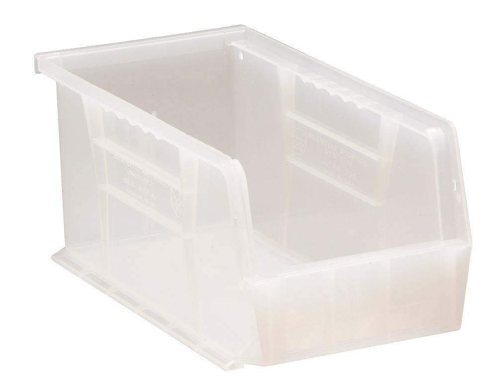 Quantum Storage Systems 3 Compartment White Small Parts Tip Out