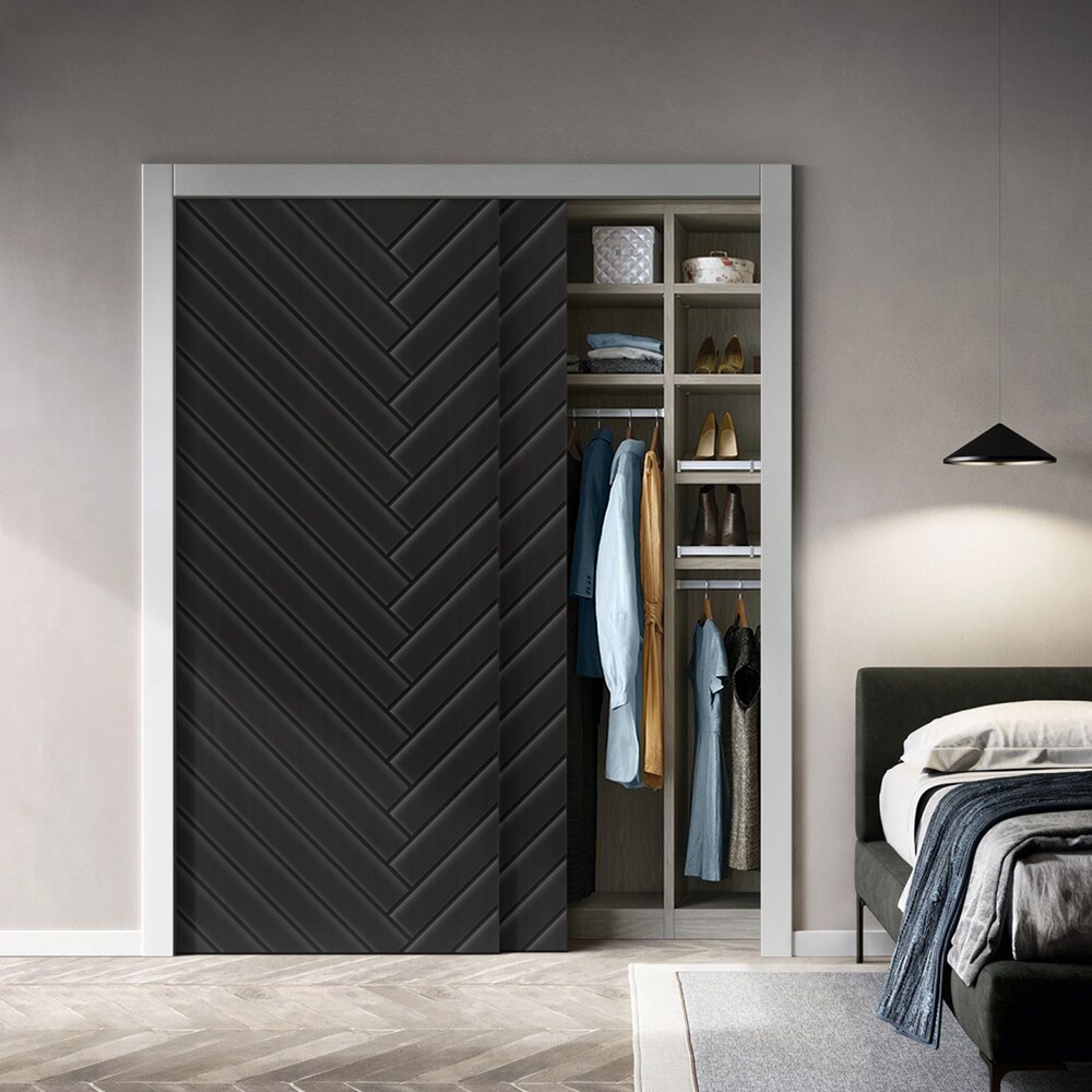 CALHOME CMD-CNC-225-96X30D2 Bifold-Sliding-Closet-Doors - View #2