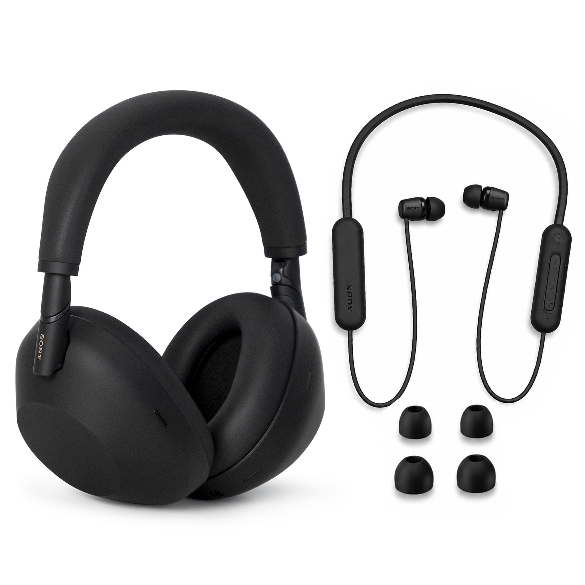 Sony  WH 1000XM6 Wireless Noise Canceling Headphones   Black  WI C100 Wireless In Ear Headphones   Black