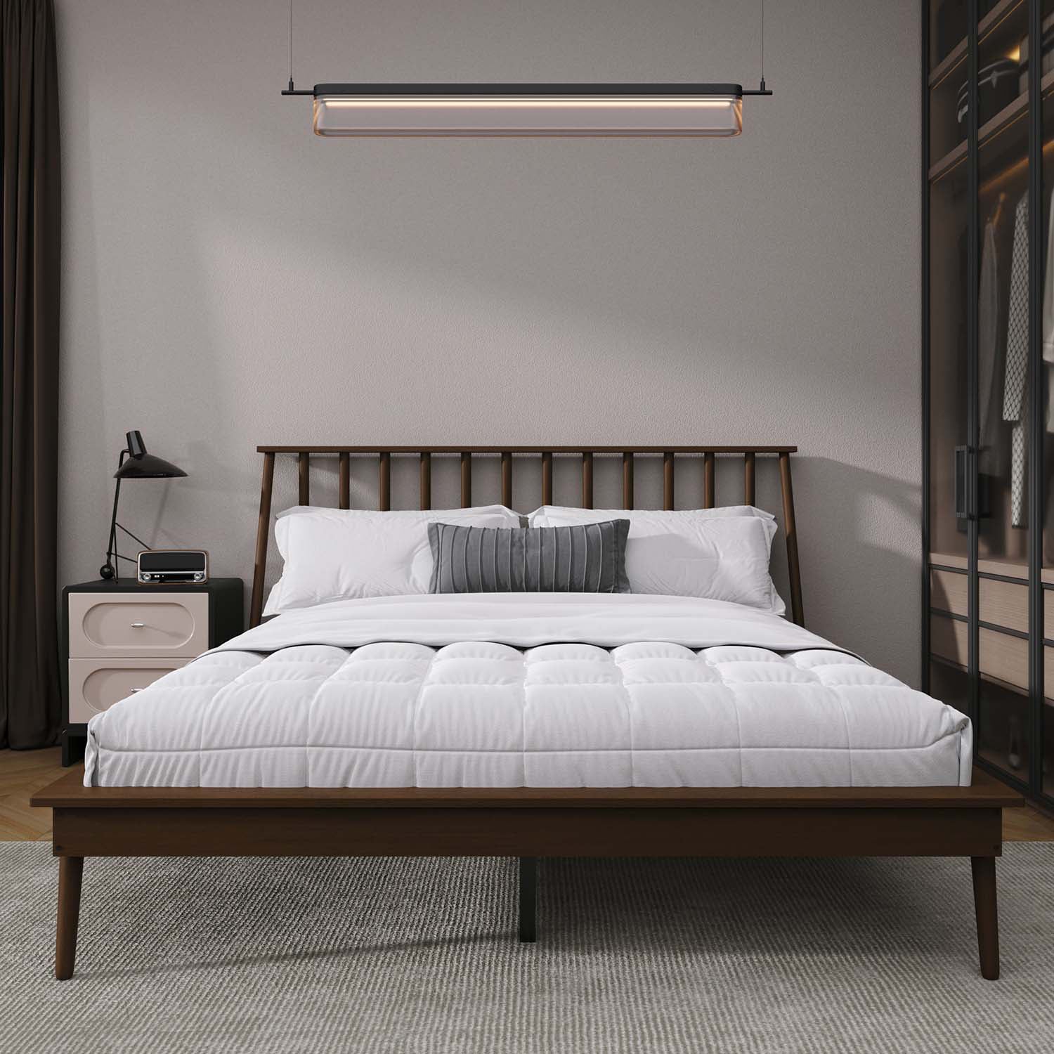 CasePiece C226QPL-WN-WD beds - View #2