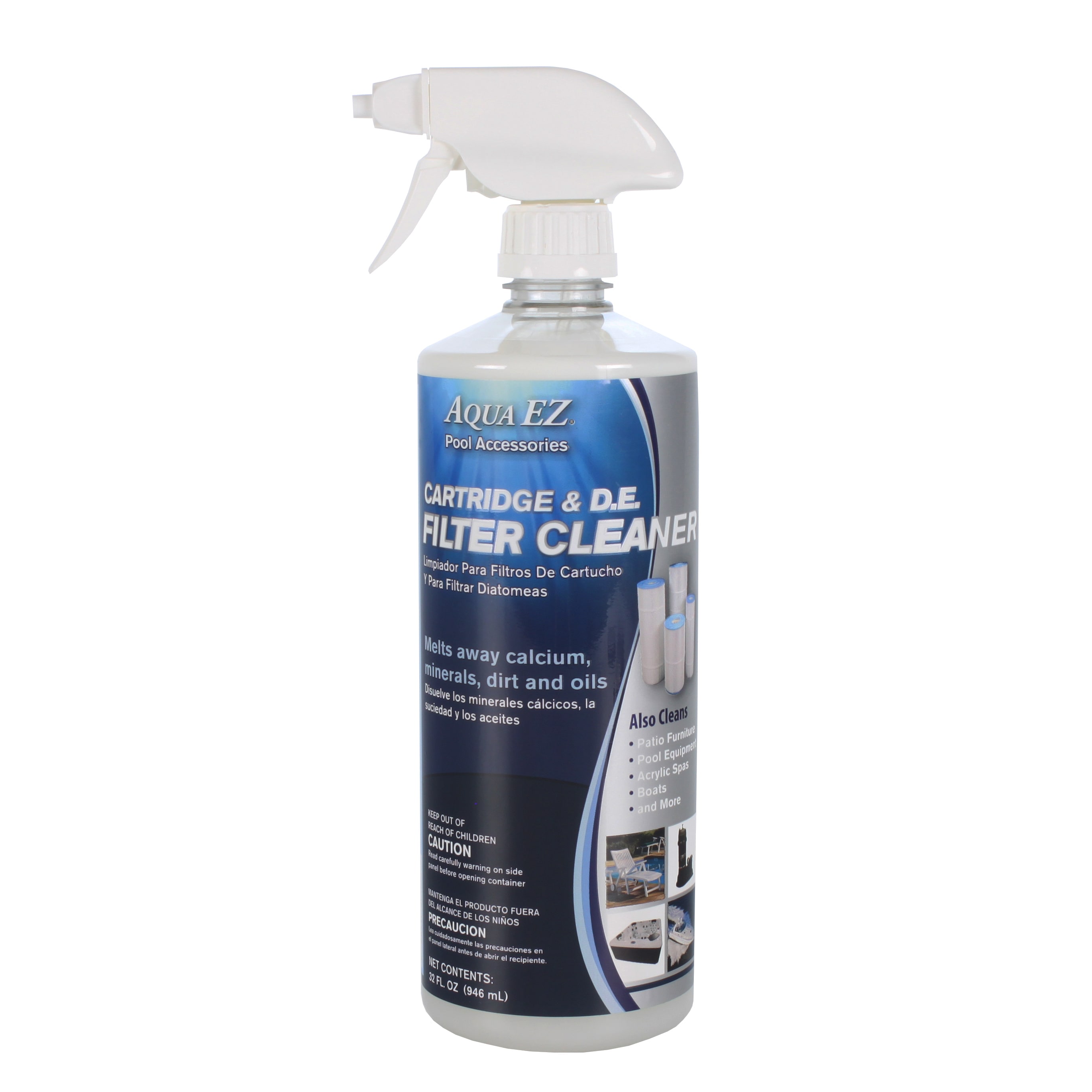 EZ Air Acrylic Brush Cleaner Bottle, 16-Ounce