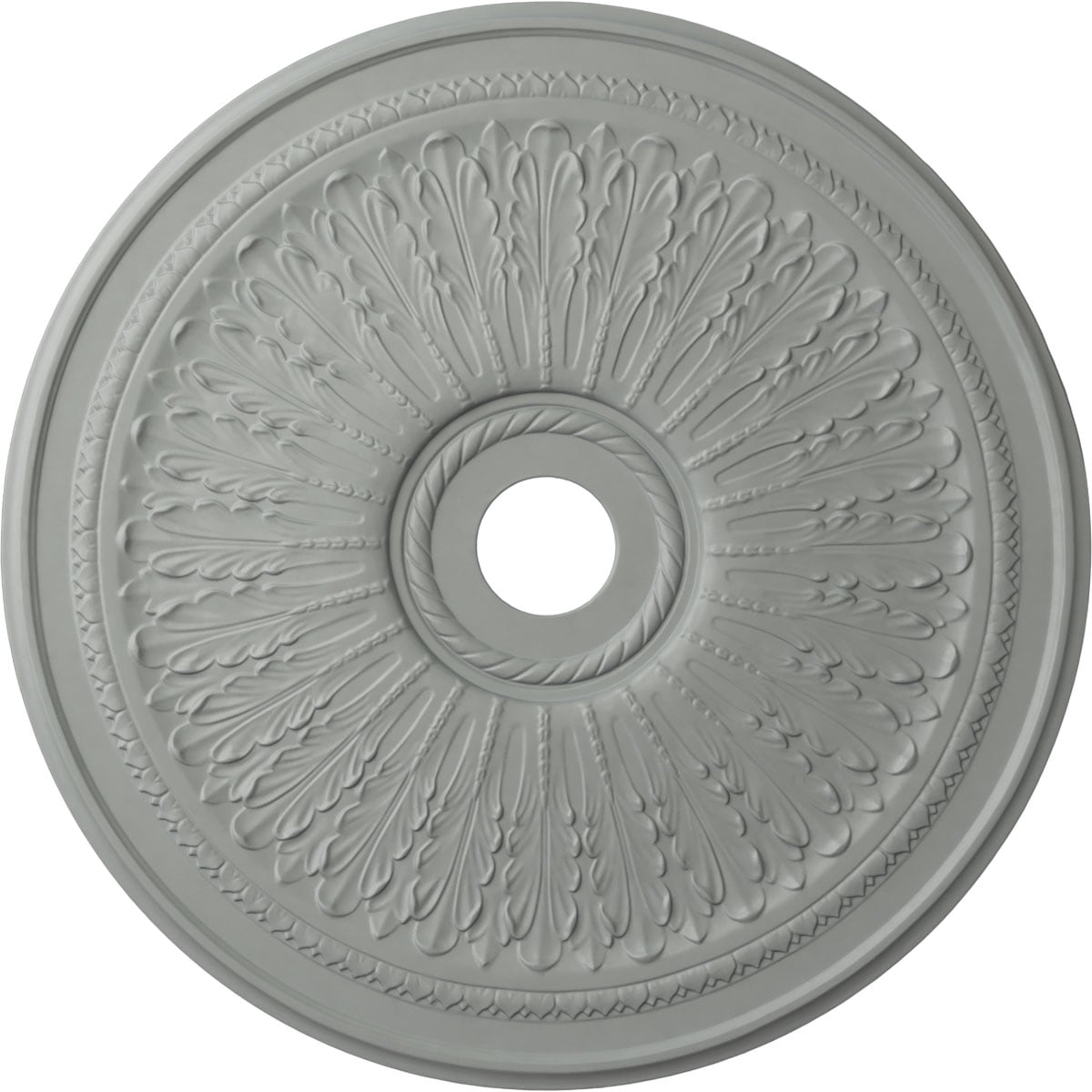 Ekena Millwork CM29OA Oakleaf 29.1250-Inches W x 29.1250-Inches L Architectural Primed Polyurethane Whole Ceiling Medallion