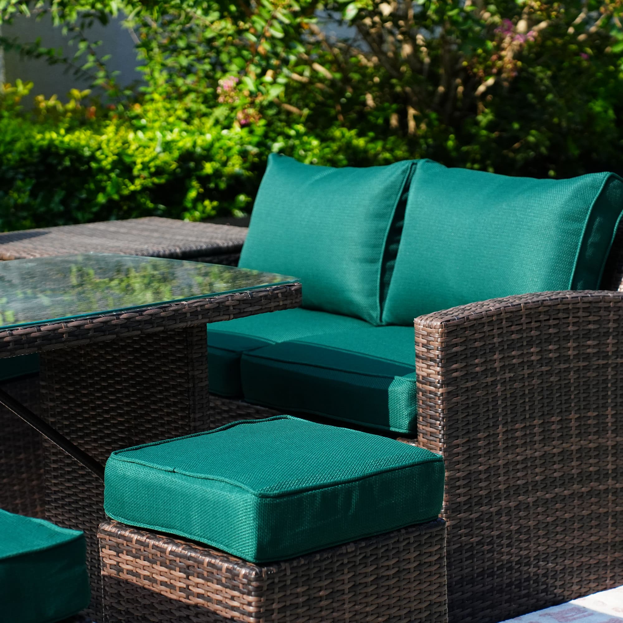 Direct Wicker 1403BGE Patio-Conversation-Sets - View #4