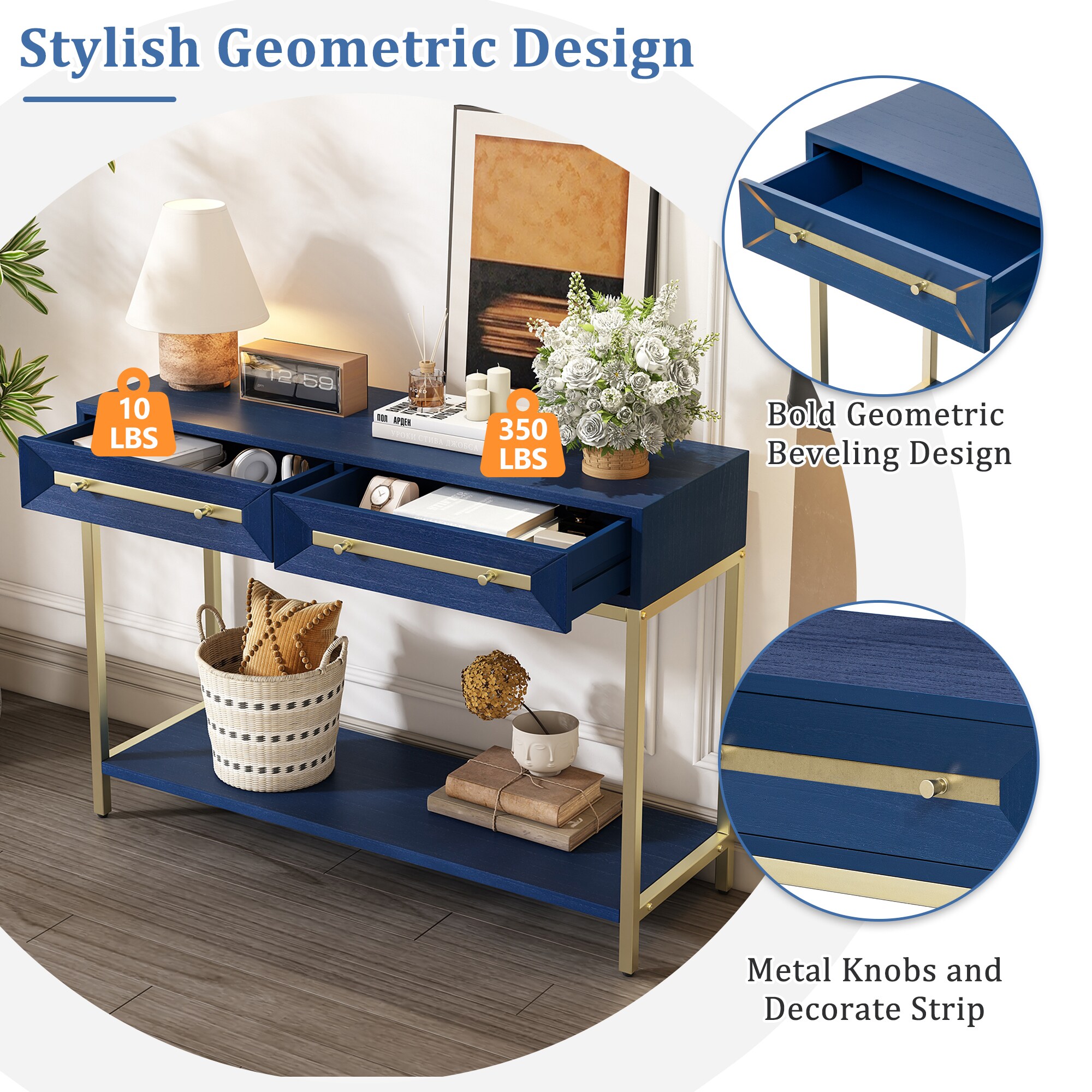 FurniFusion SF-R-7910M Console-Sofa-Tables - View #5