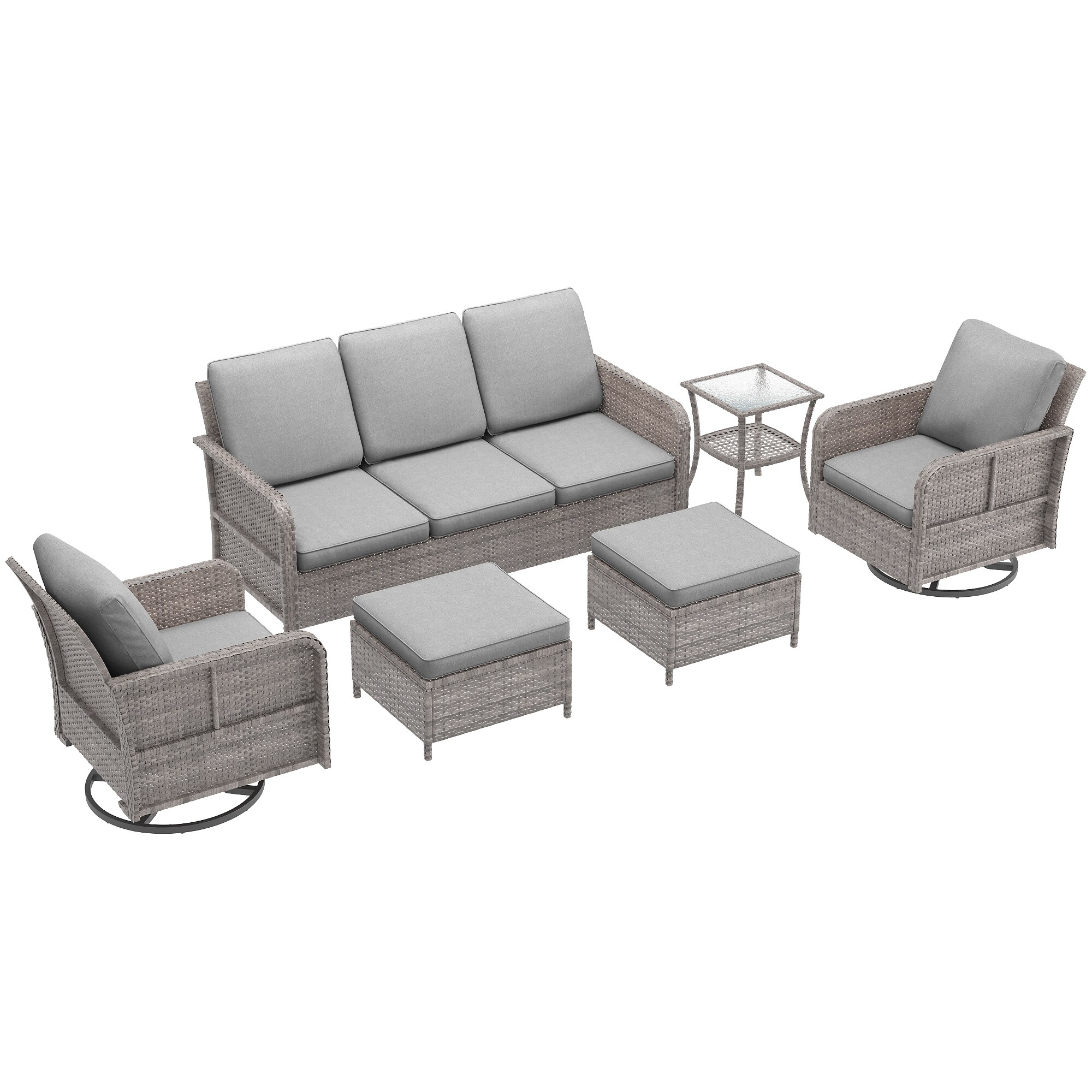 ACEGOSES LW-2R155HGY-T2 Patio-Conversation-Sets - View #2