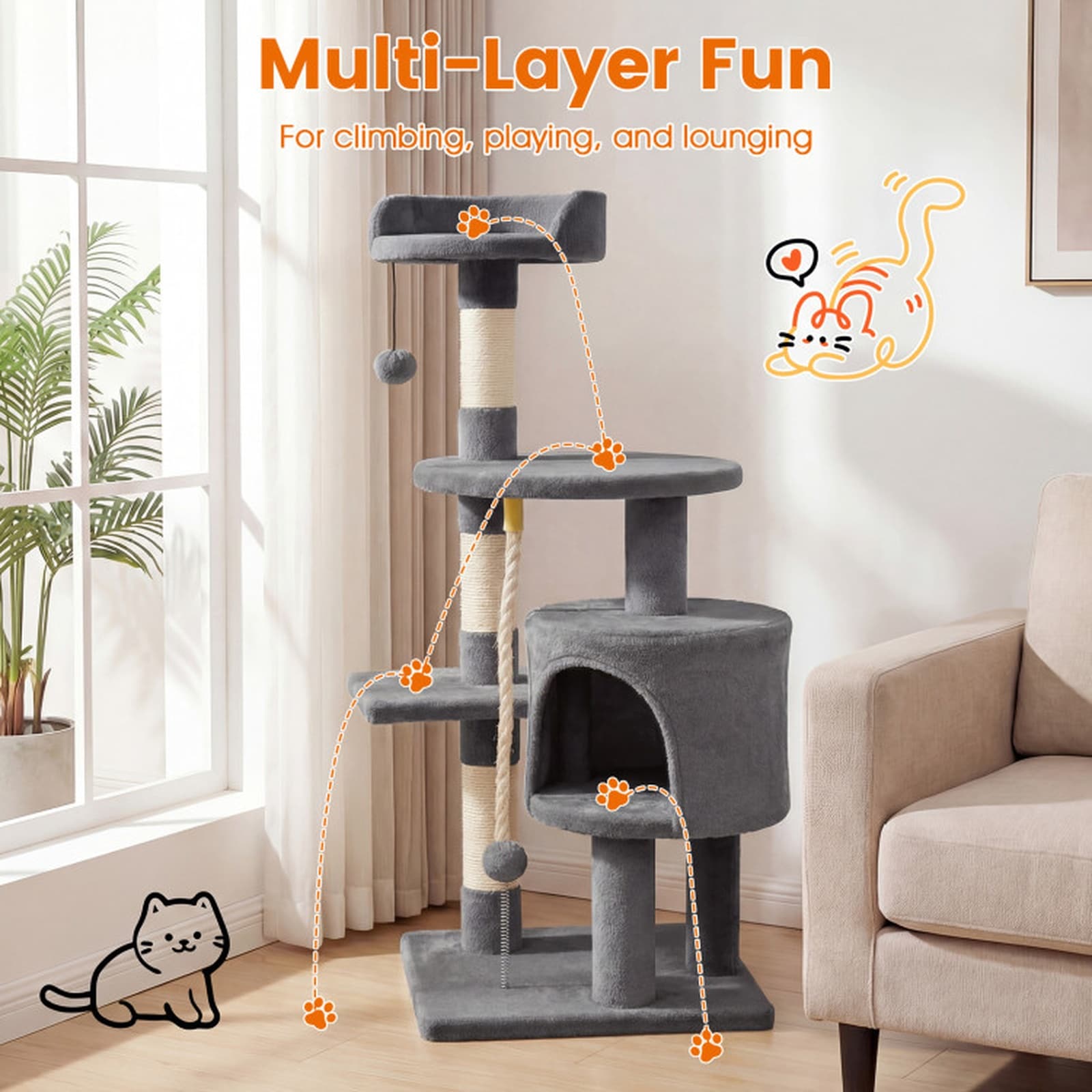 SUGIFT LW018SUGHY1154 Cat-Trees - View #8
