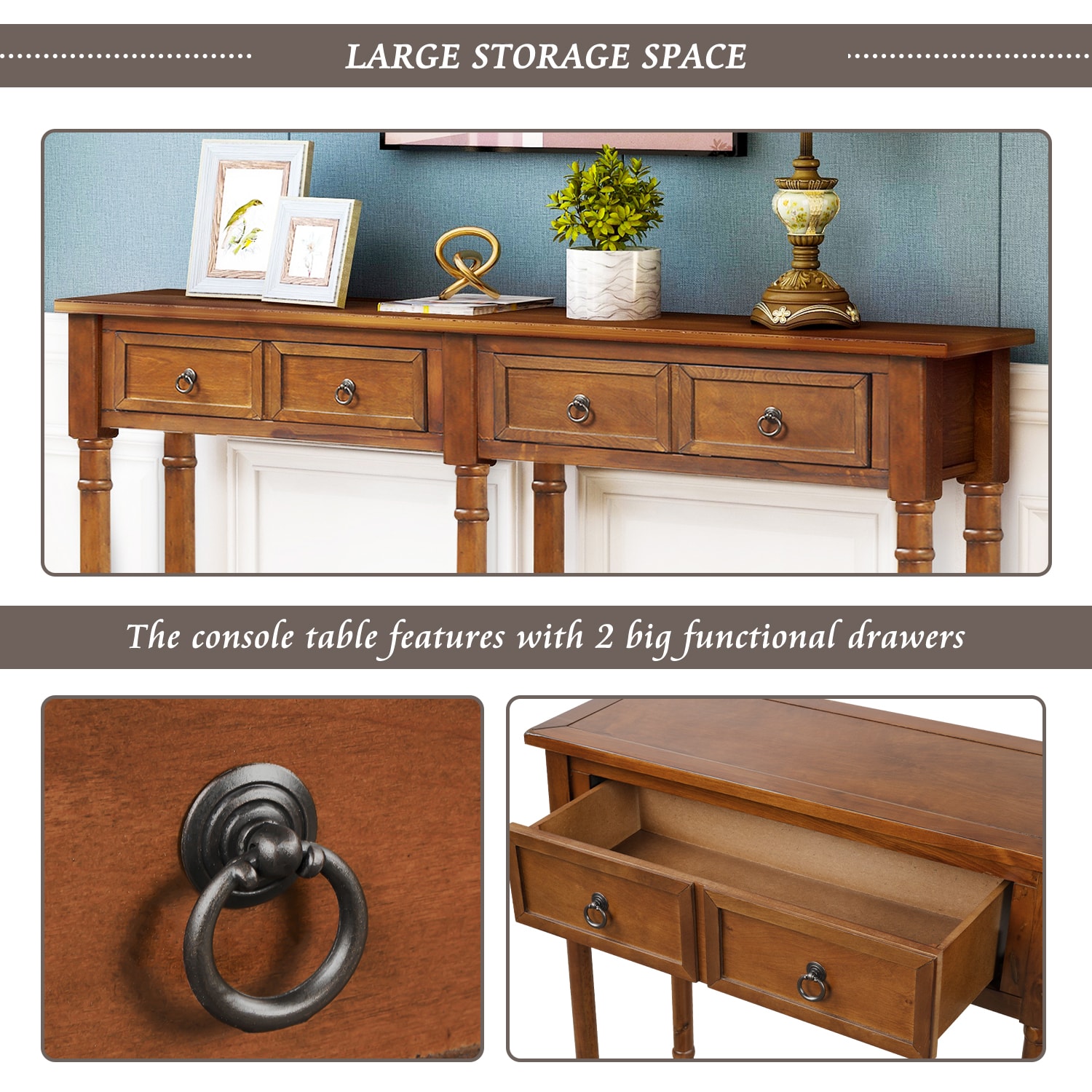 AHIOU HOME ZAAH-CT188957D Console-Sofa-Tables - View #2