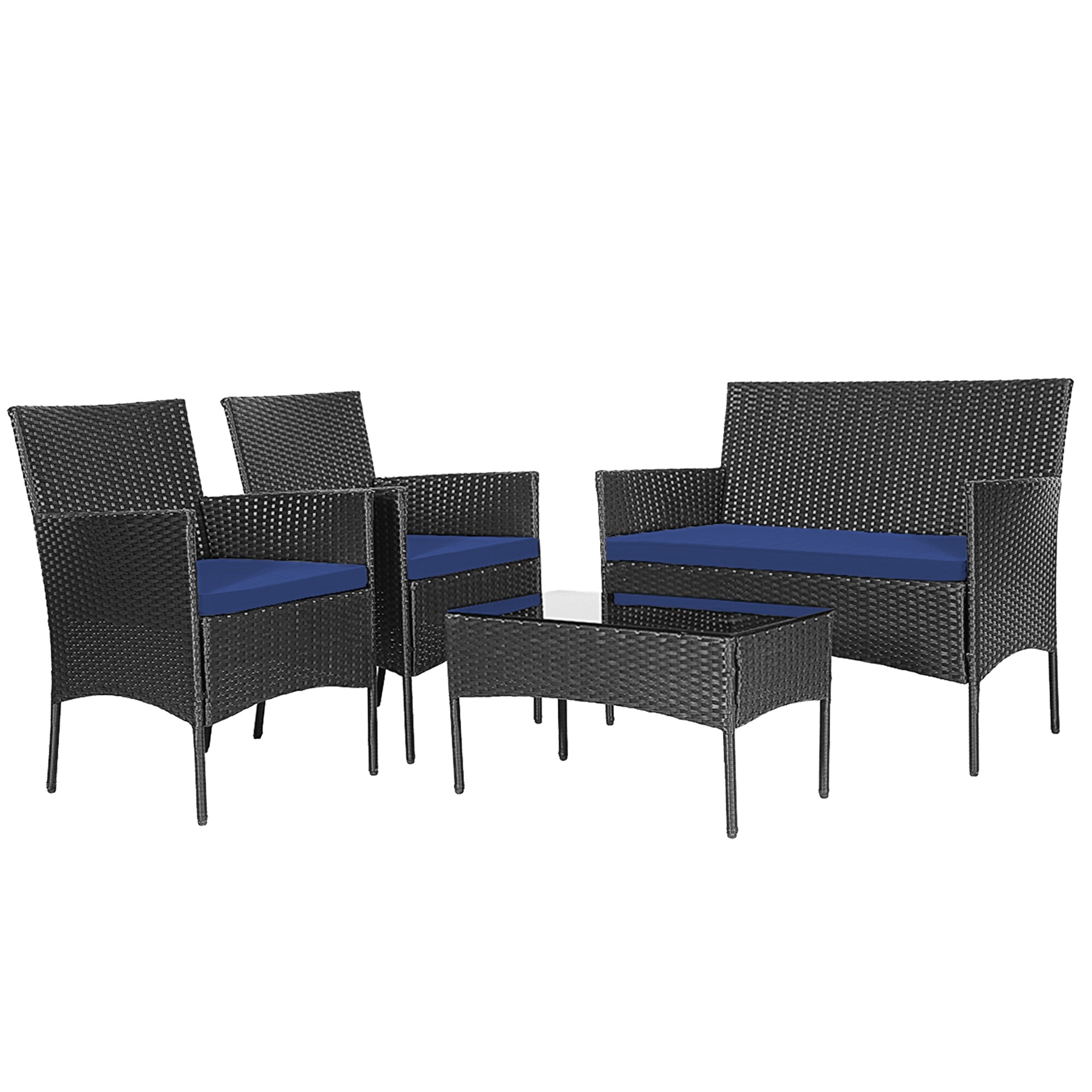 WELLFOR OUJ65357WH-NY Patio-Conversation-Sets - View #8