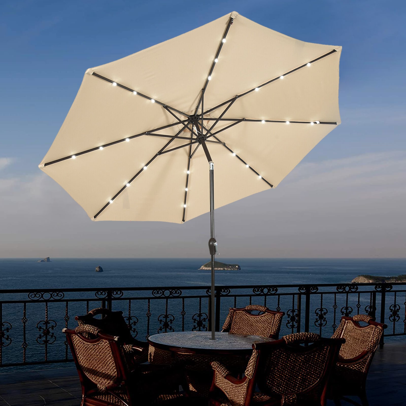 WELLFOR CHY-706PUBBE Umbrellas-2 - View #2