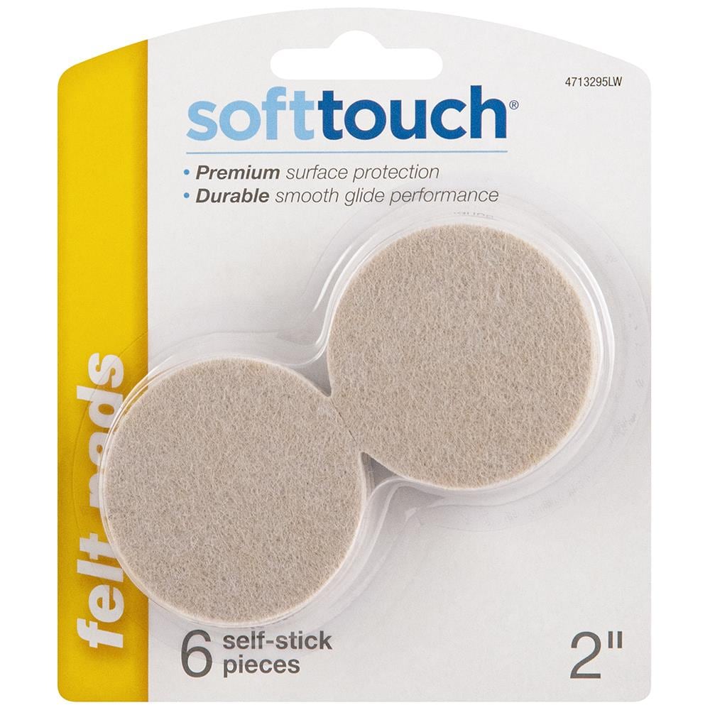 SoftTouch 4713295L 6 -Pack 2-in Oatmeal Round