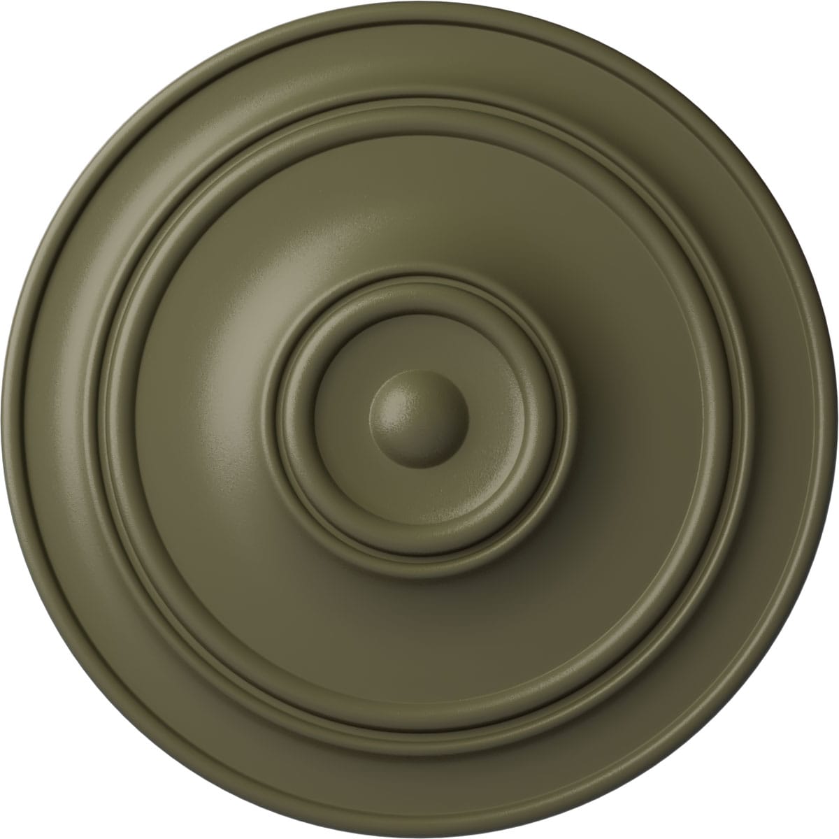 Ekena Millwork CM40CLSSF Small Classic 40.25-in W x 40.25-in L Painted Spartan Stone Polyurethane Whole Ceiling Medallion