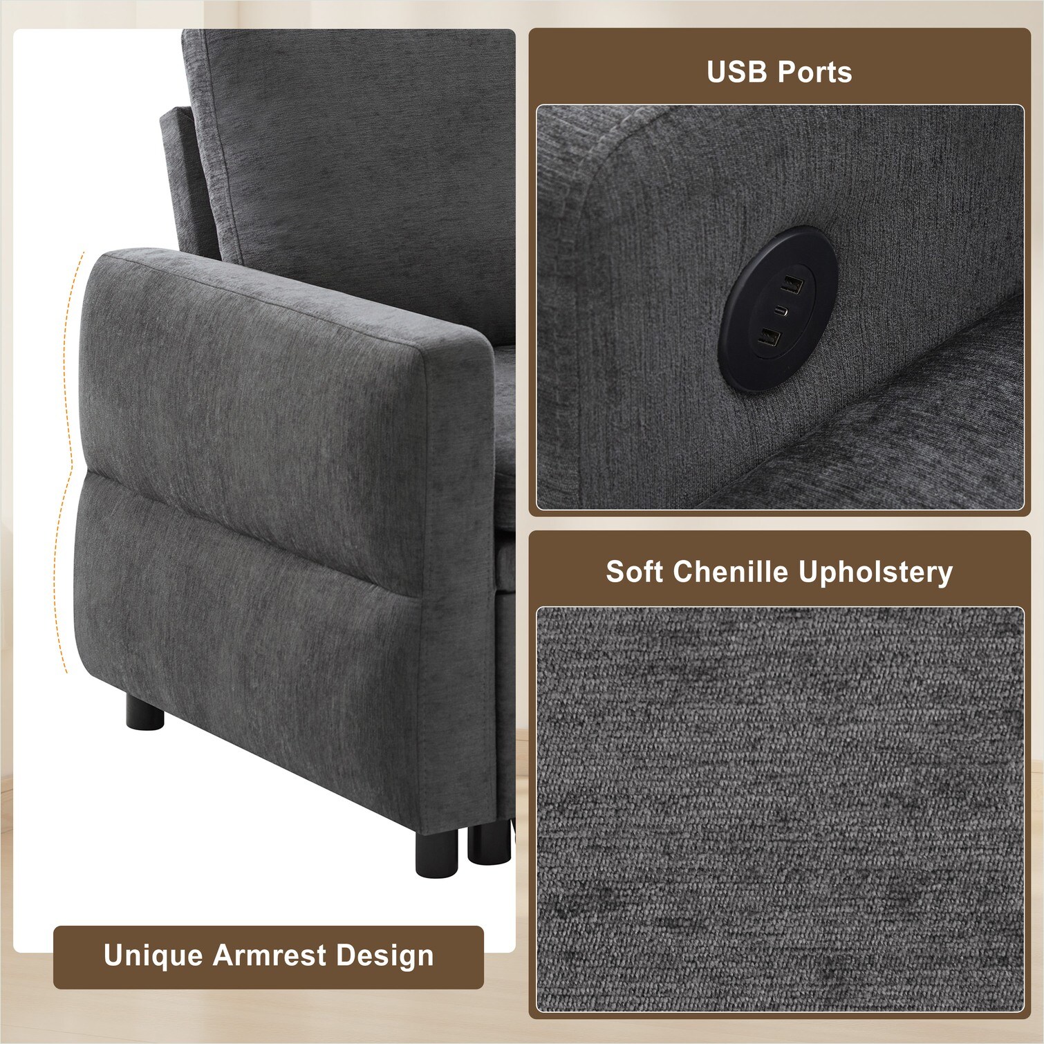 Watnature B4IT7OLIZXPM Sofas-Loveseats - View #5