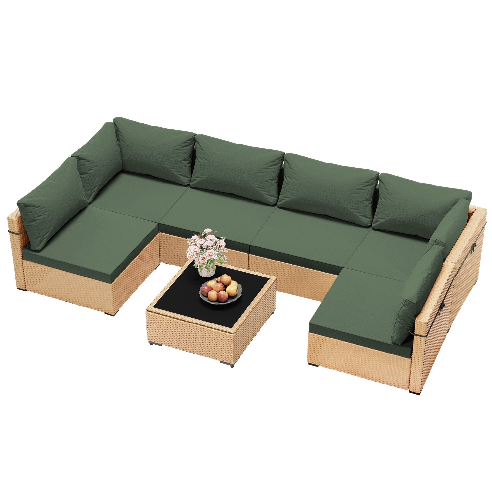 UPHA TBBE-ABC-TUGREEN Patio-Conversation-Sets - View #2