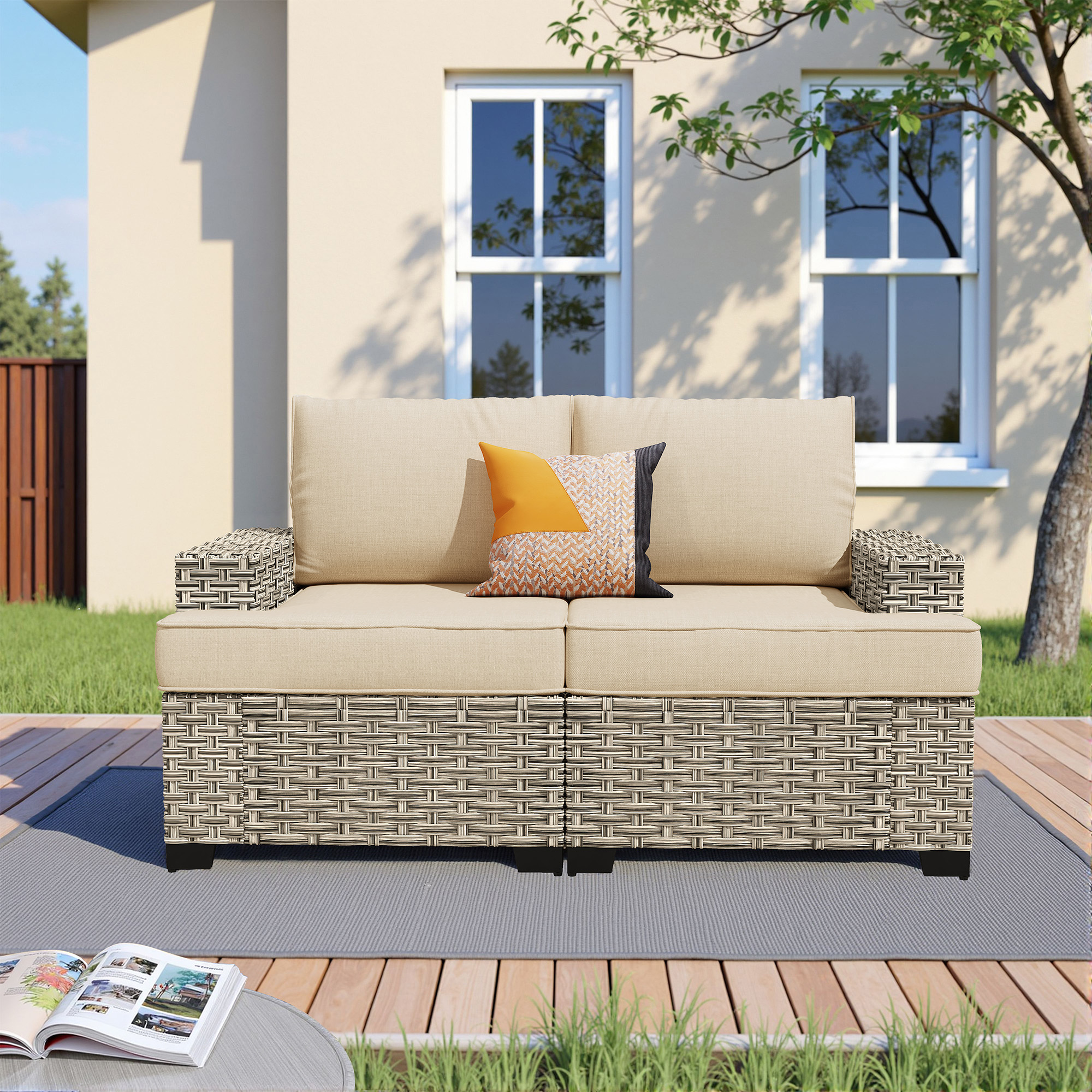 Pouuin STB601 Patio-Conversation-Sets - View #2