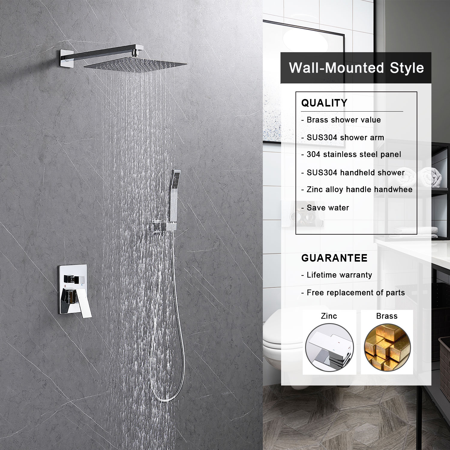 AAZJ LG-P143685 Showerhead-Bar-Panels - View #18