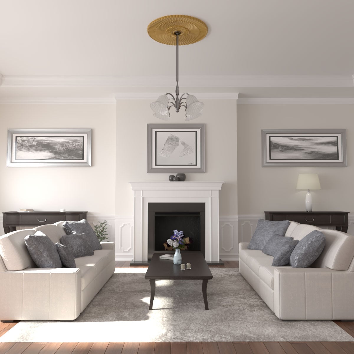 Ekena Millwork CM41NEIGS Ceiling-Medallions - View #4