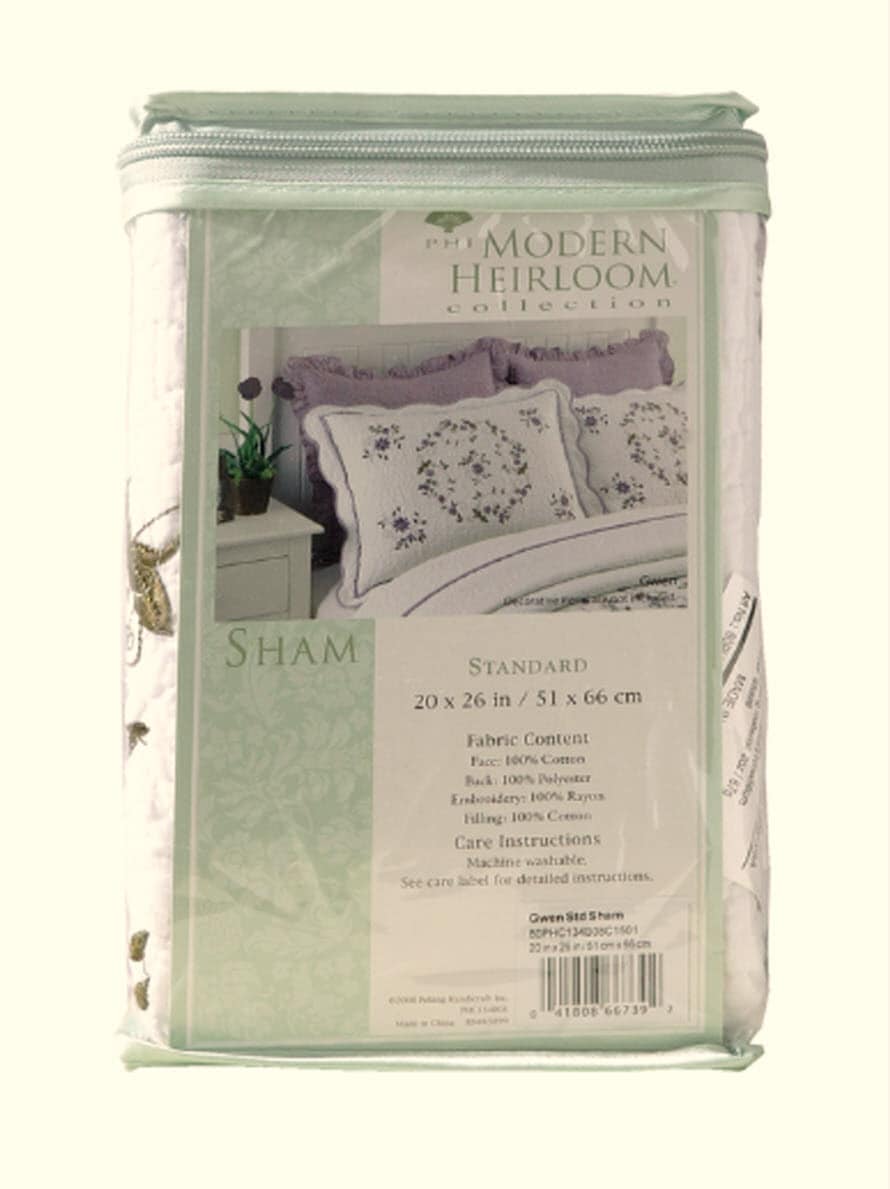 Modern Heirloom Gwen Embroidered Full Sham Set in the Bedding Sets ...