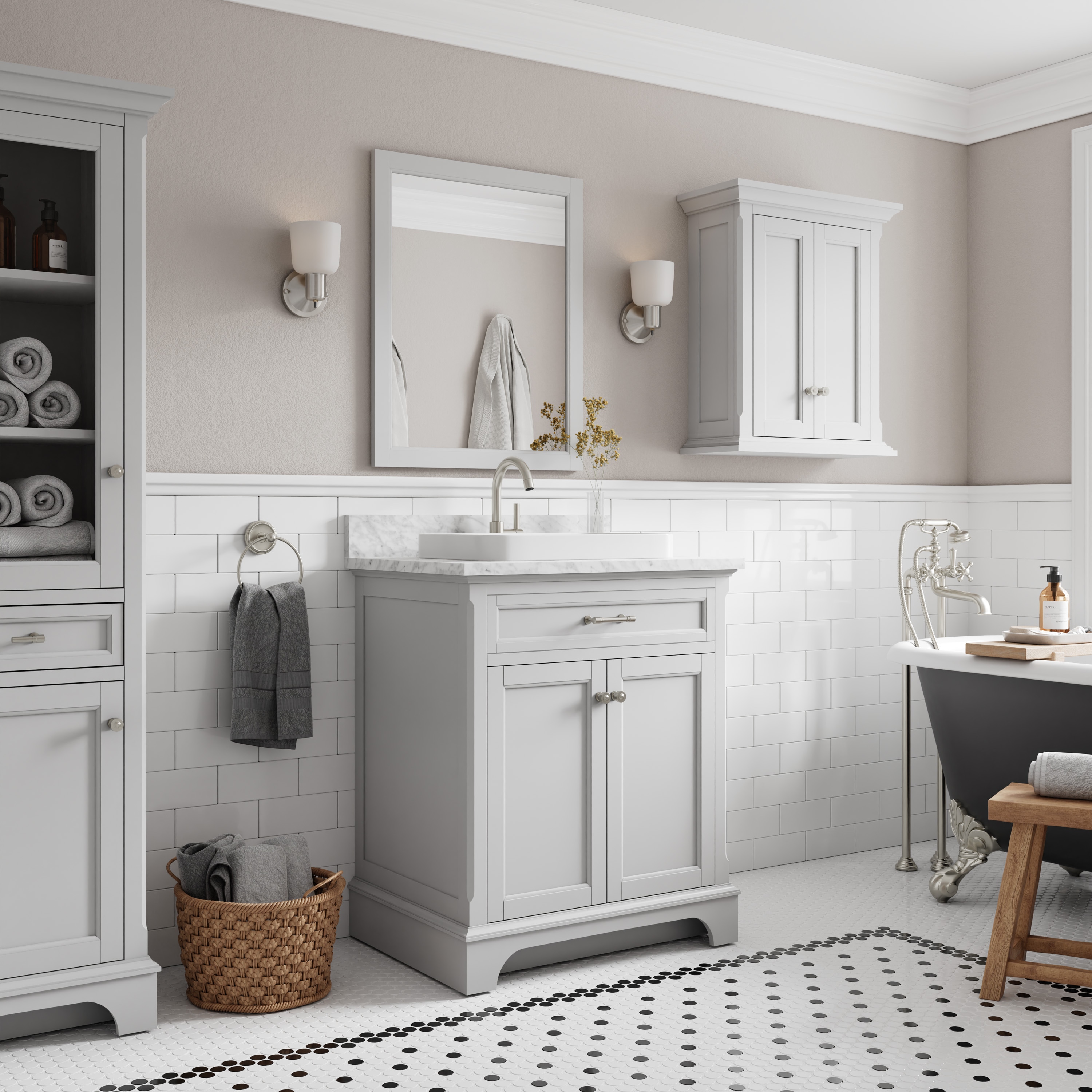 allen + roth 2026WC-24-242 Bathroom-Wall-Cabinets - View #8