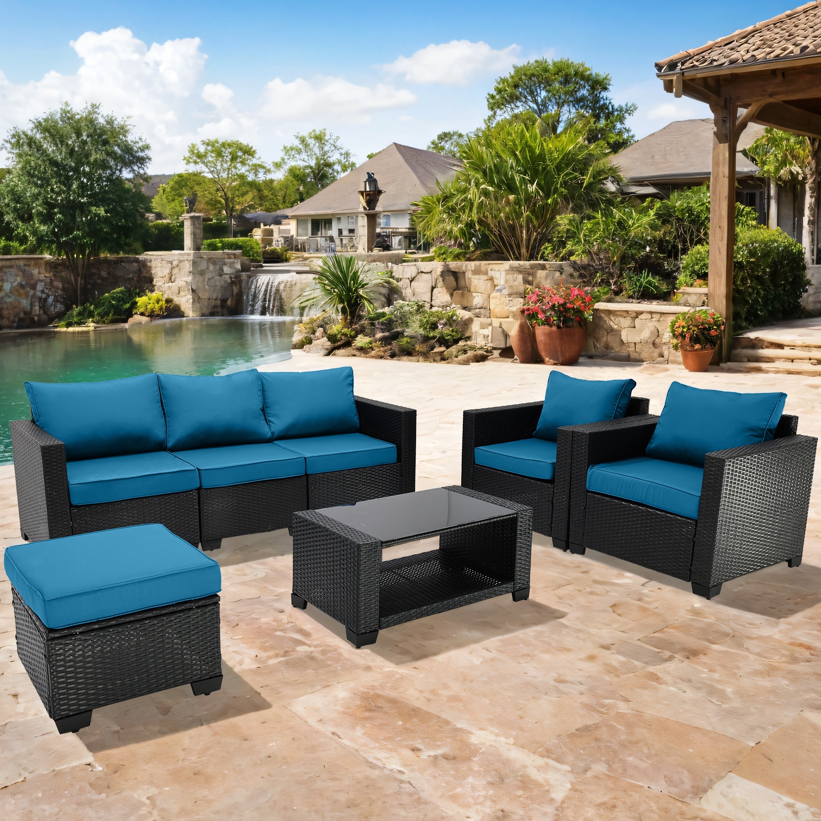 Damerin N7CS40 Patio-Conversation-Sets - View #4