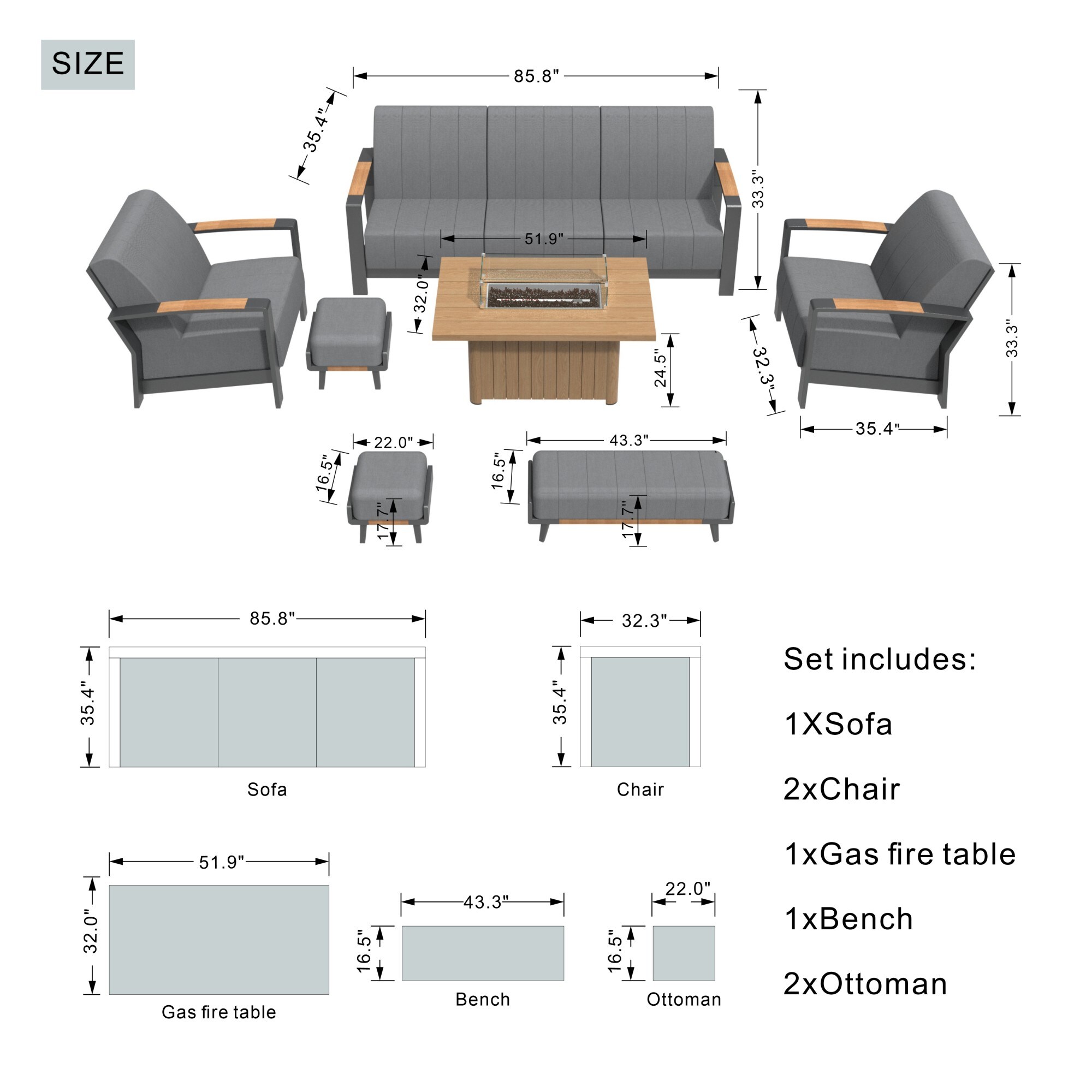 Direct Wicker DWS-2335&2334-TE Patio-Conversation-Sets - View #8