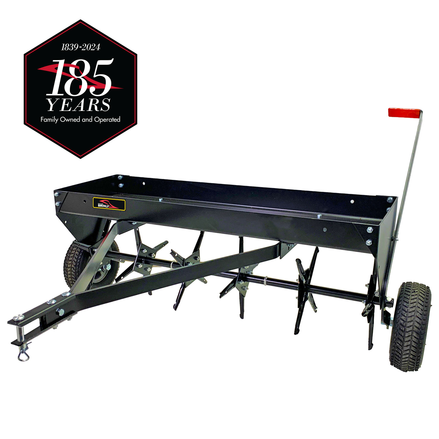 Brinly 40” Tow-Behind Plug Aerator with Universal Hitch and Transport Mode PA-403BH-A Sansujyuku sansujyuku.com