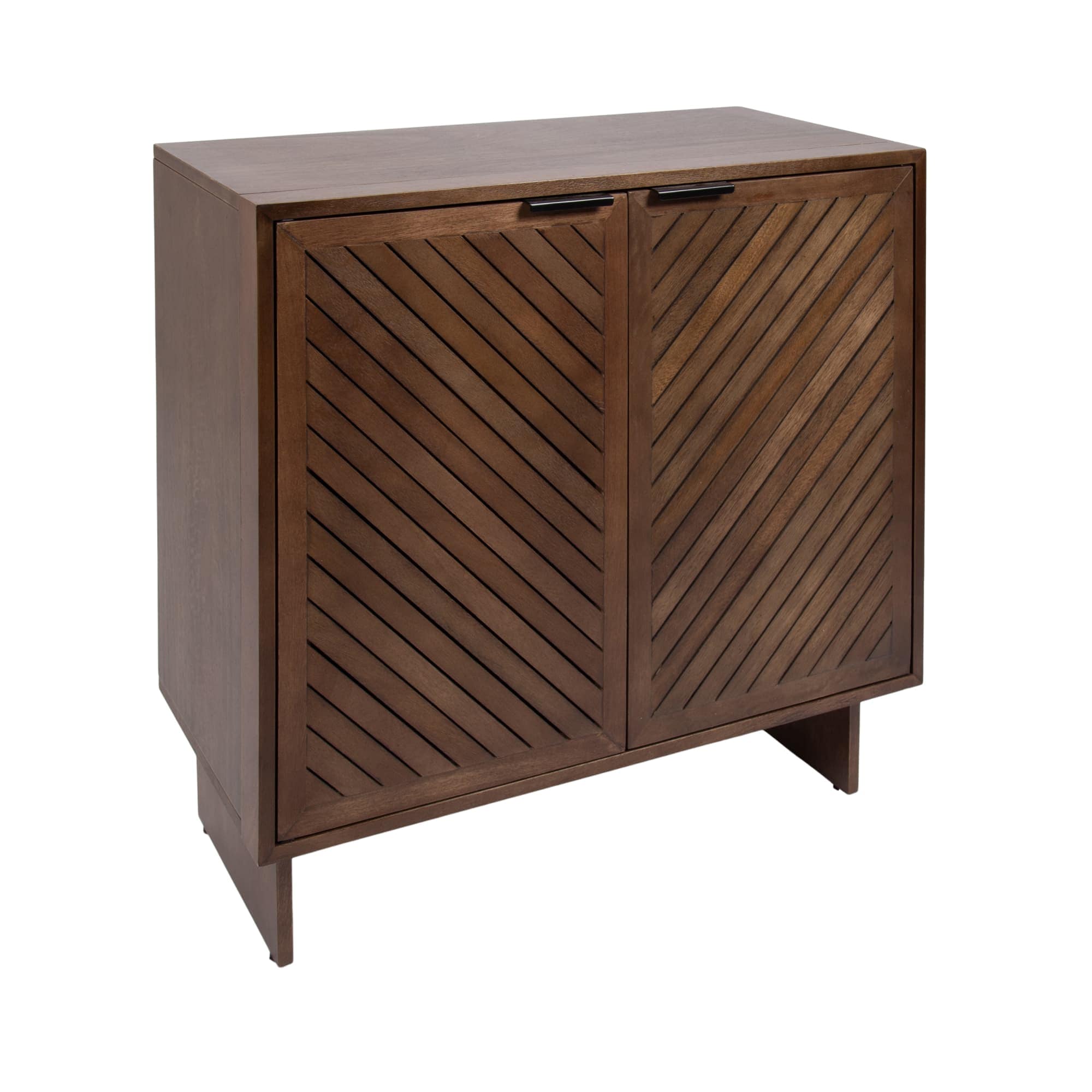 Kate and Laurel - Mezzeta Wood Floor Storage Cabinet