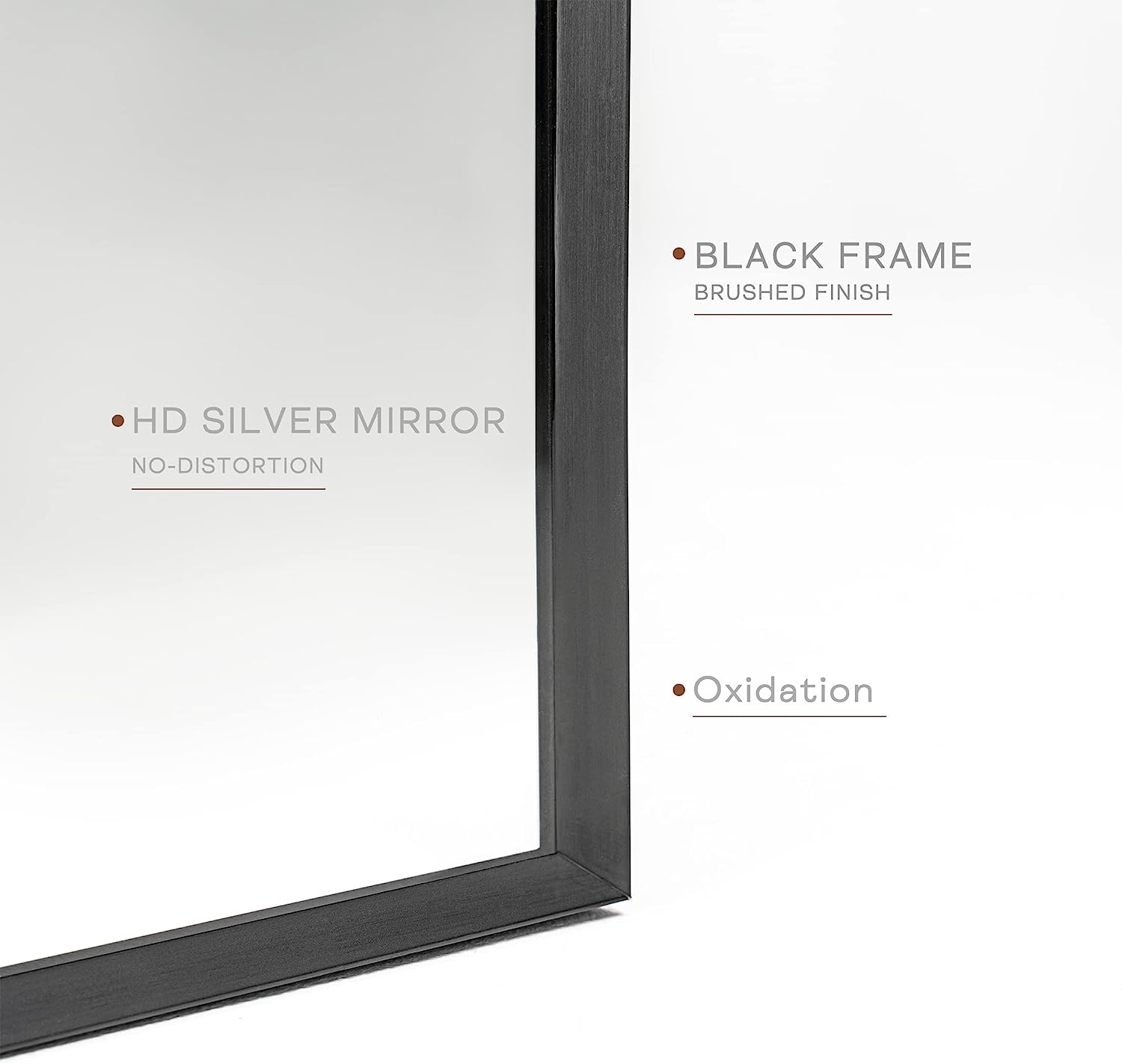 AAZJ JHR-MR2436ARBK Framed-Bath-Mirrors - View #8